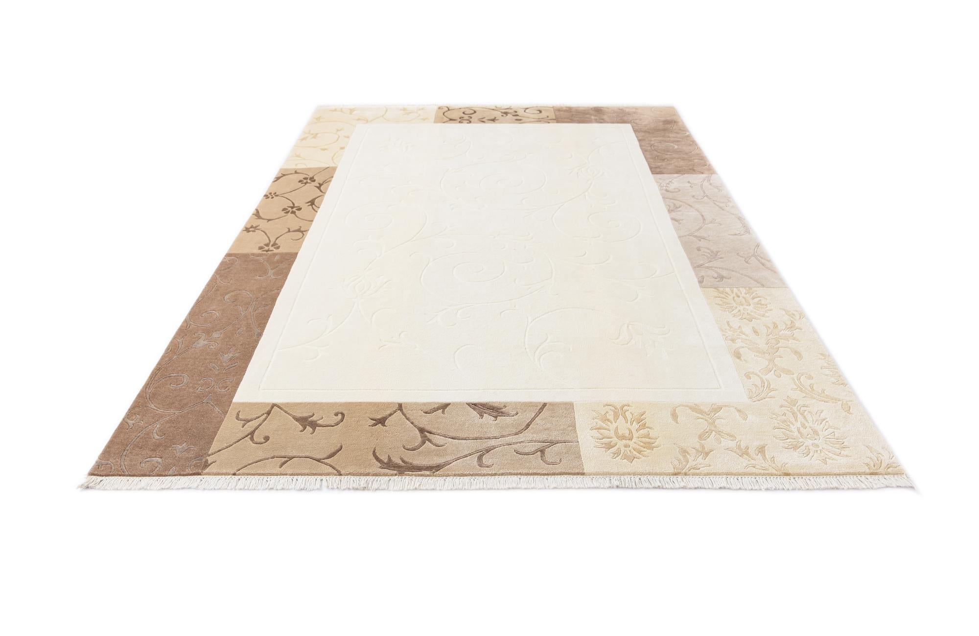 6' 8 x 9' 11 Hand Knotted Darya Wool Rug