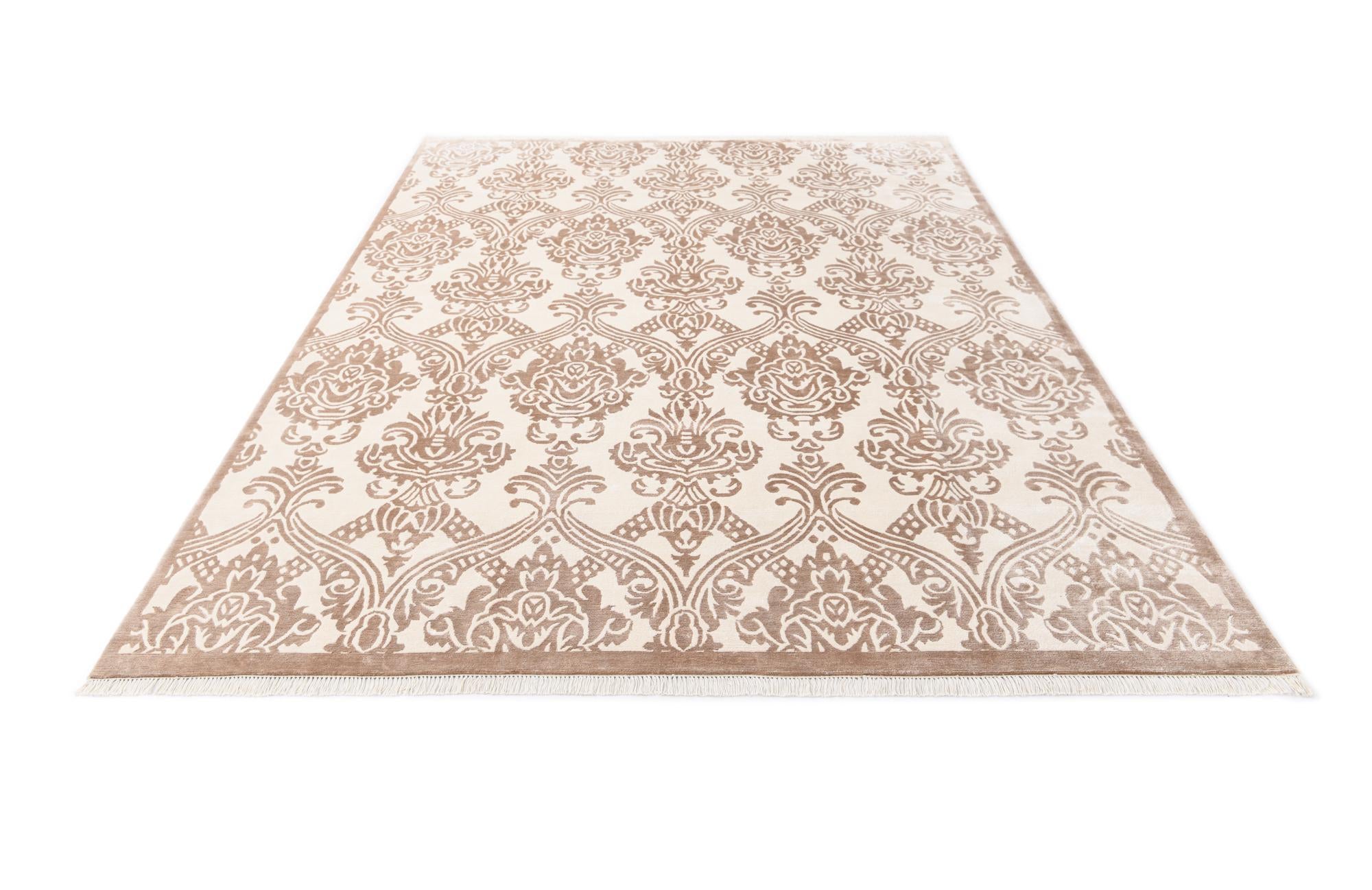 6' 9 x 9' 11 Hand Knotted Darya Wool Rug