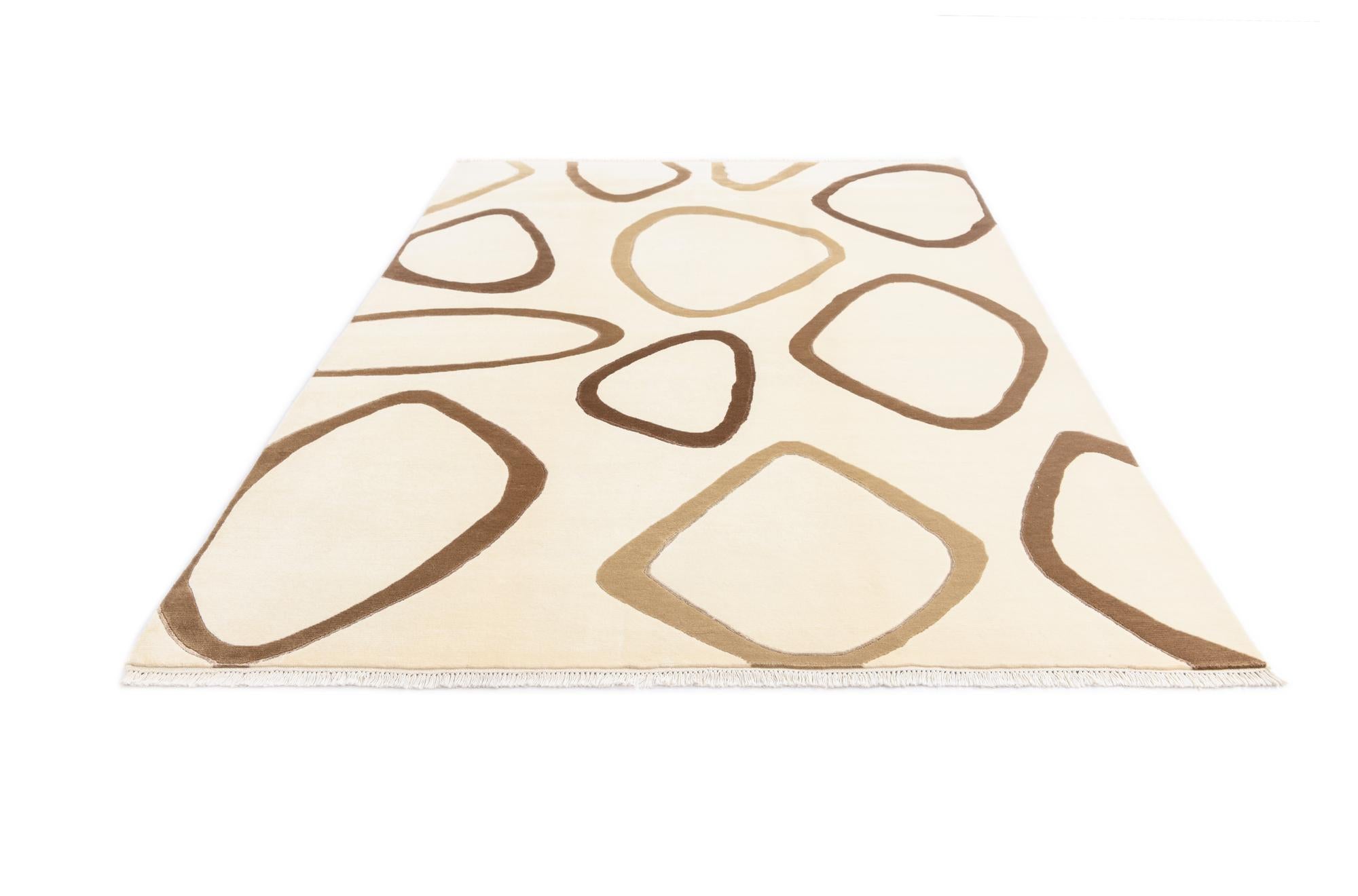 6' 4 x 9' 3 Hand Knotted Darya Wool Rug