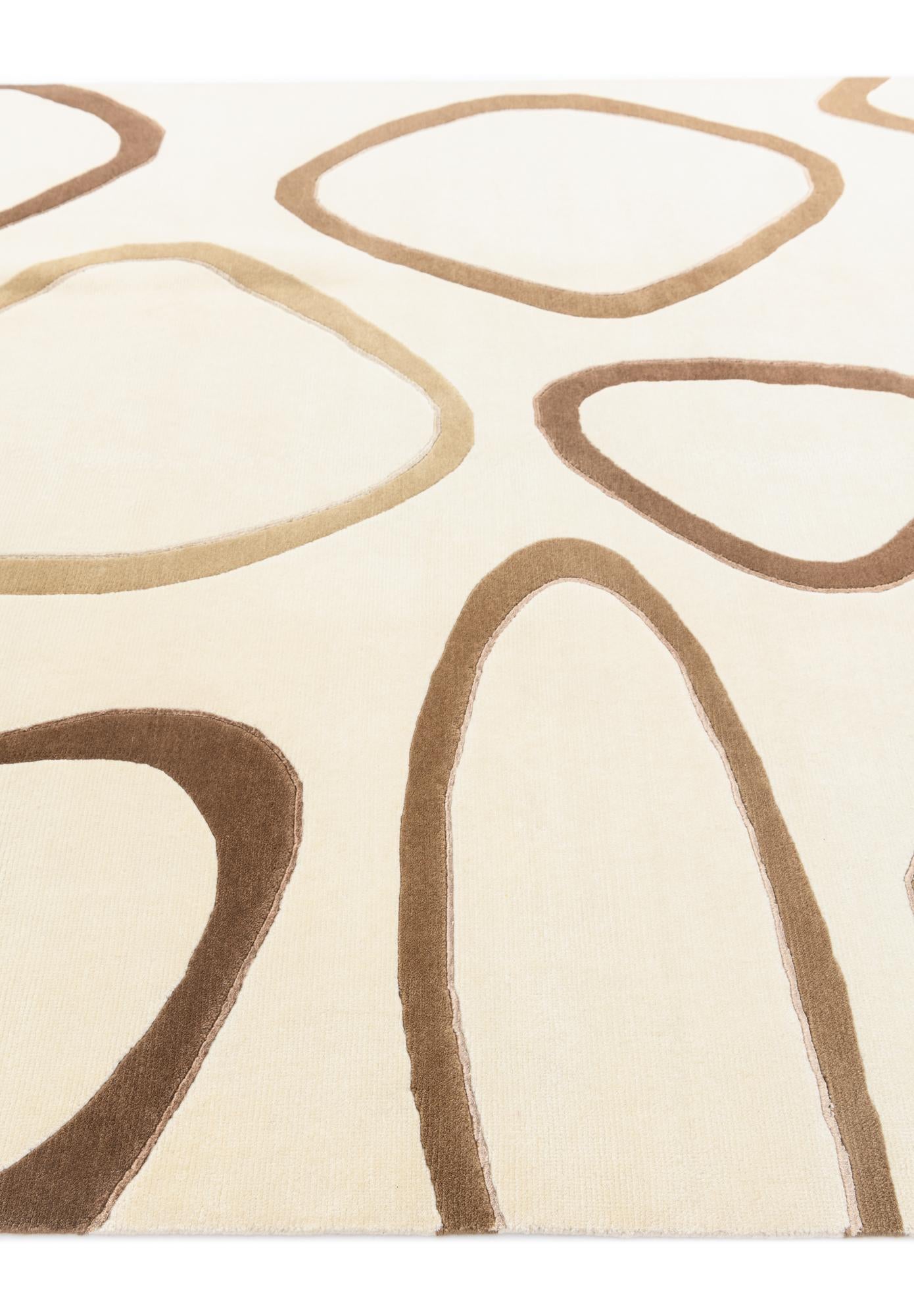6' 4 x 9' 3 Hand Knotted Darya Wool Rug
