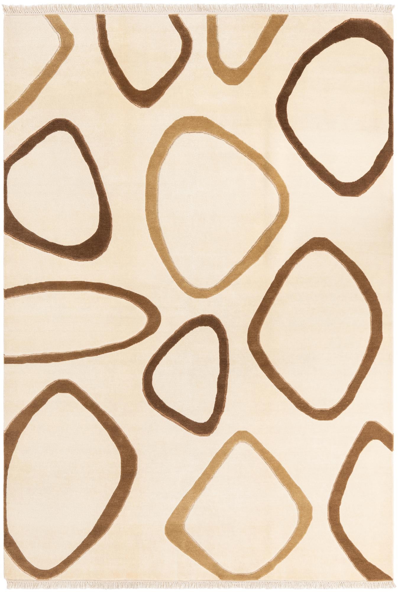 6' 4 x 9' 3 Hand Knotted Darya Wool Rug
