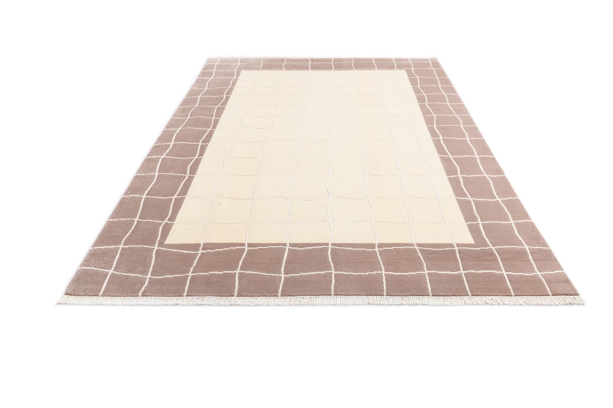 6' x 9' 7 Hand Knotted Darya Wool Rug