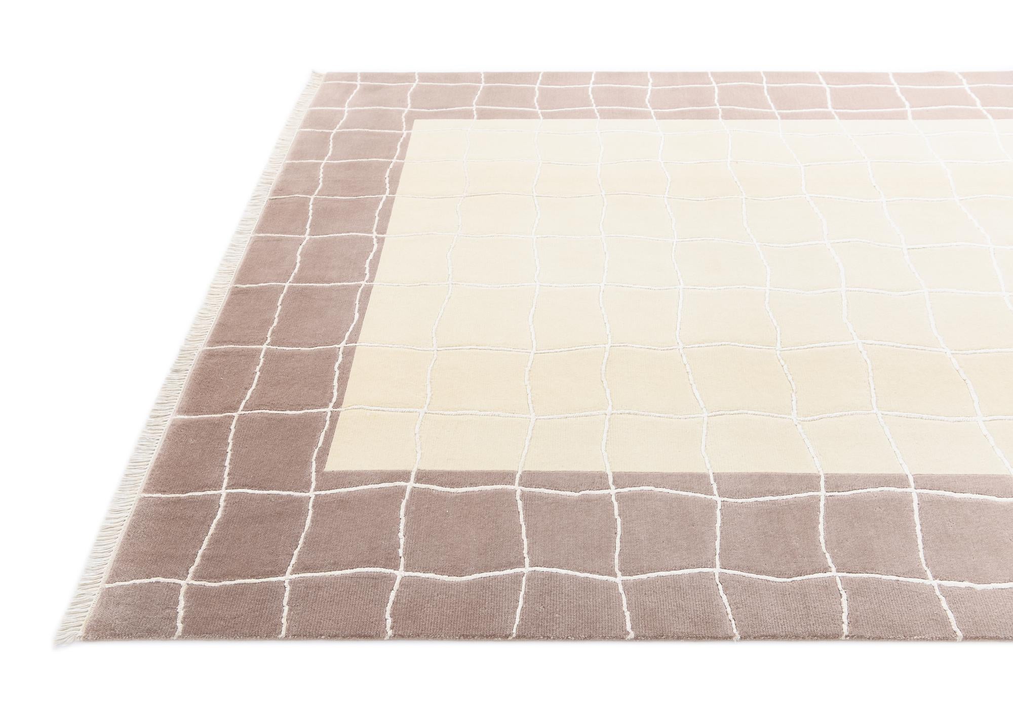 6' x 9' 7 Hand Knotted Darya Wool Rug