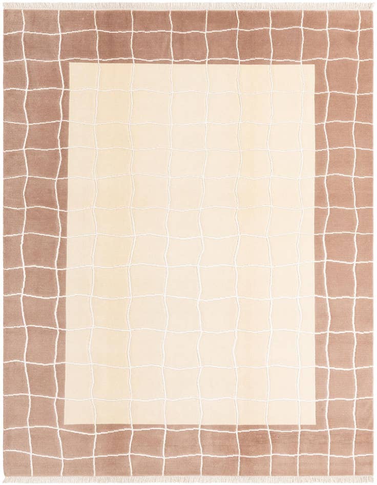 Detail image of 6' x 9' 7 Hand Knotted Darya Wool Rug