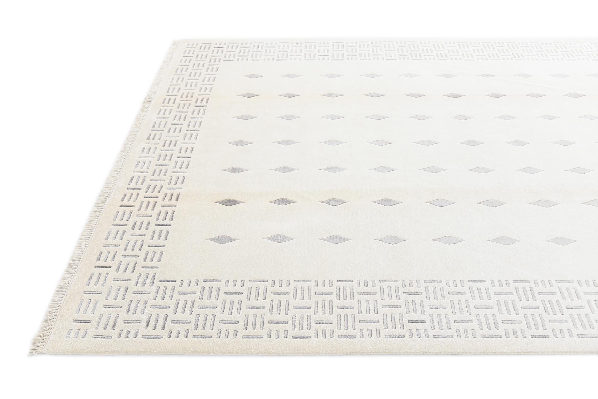 6' 7 x 9' 10 Hand Knotted Darya Wool Rug