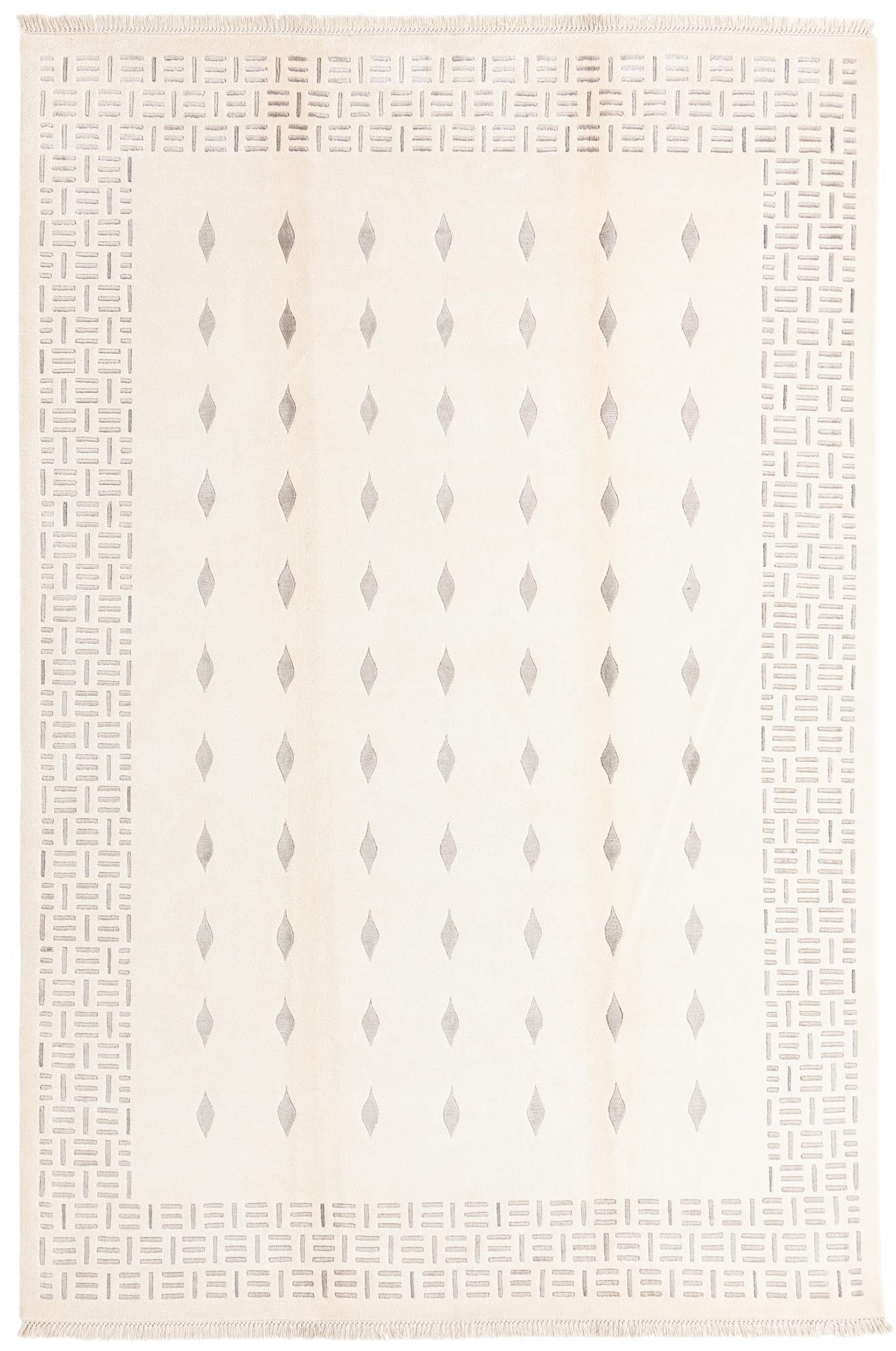 6' 7 x 9' 10 Hand Knotted Darya Wool Rug