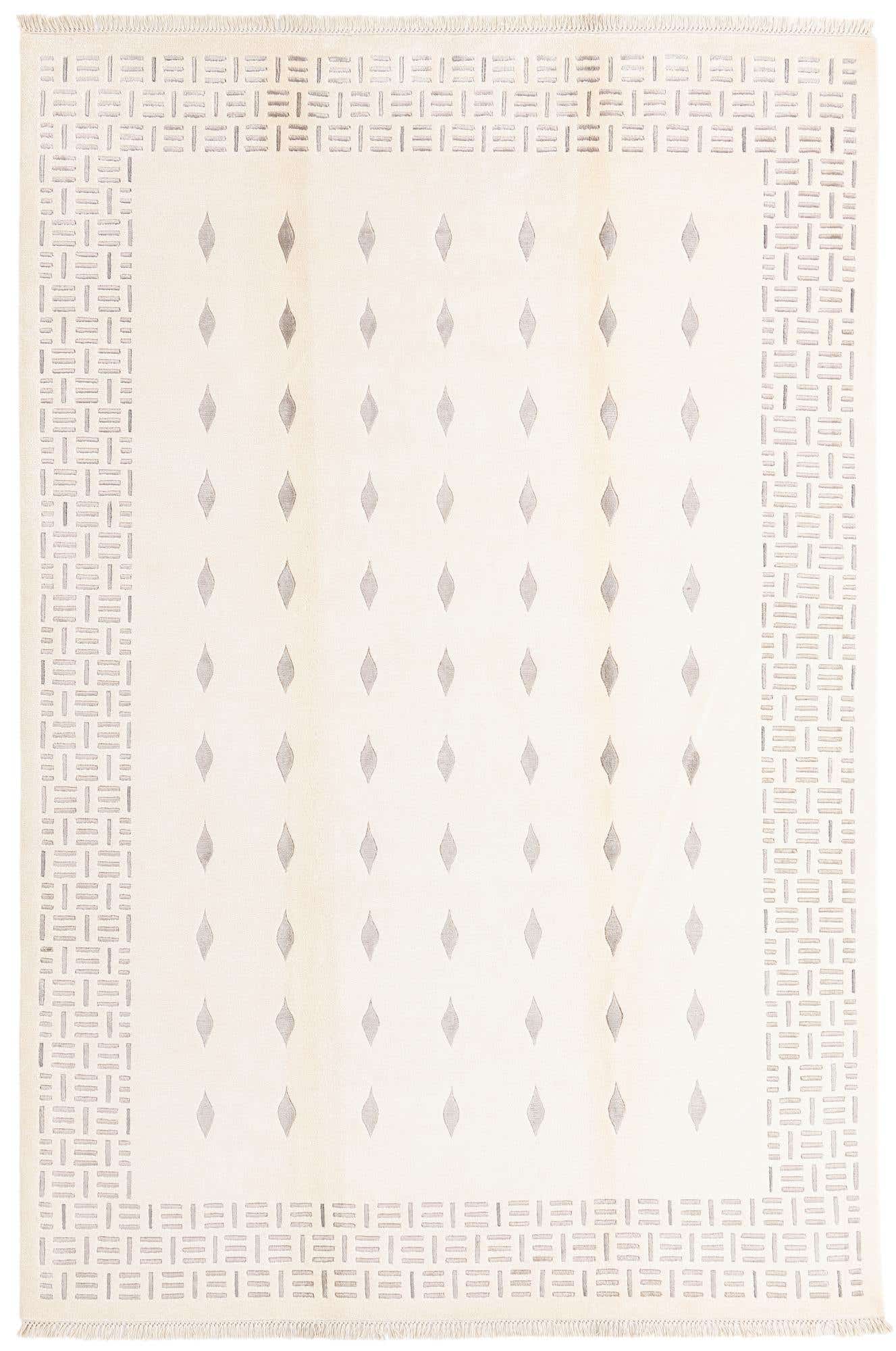 6' 7 x 9' 10 Hand Knotted Darya Wool Rug