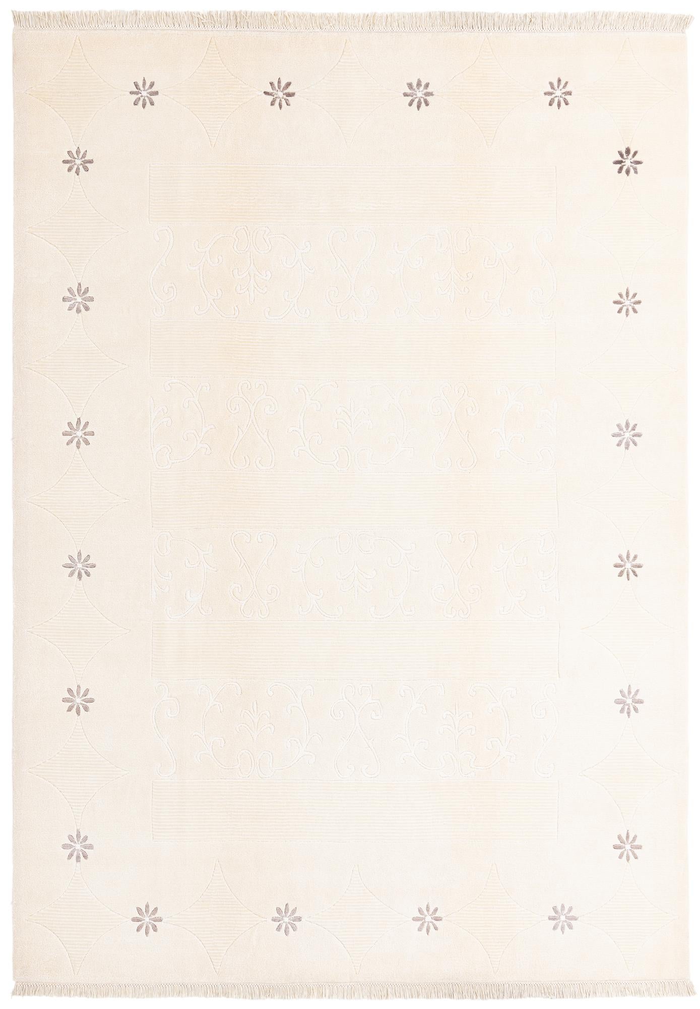7' x 9' 9 Hand Knotted Darya Wool Rug