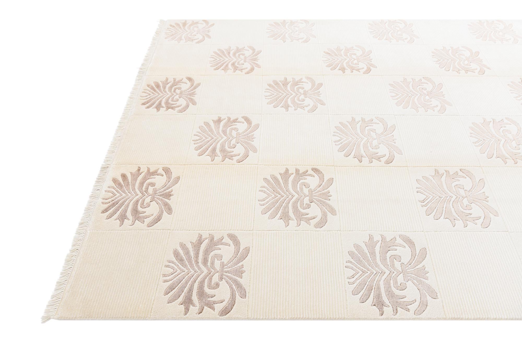 6' 7 x 9' 7 Hand Knotted Darya Wool Rug