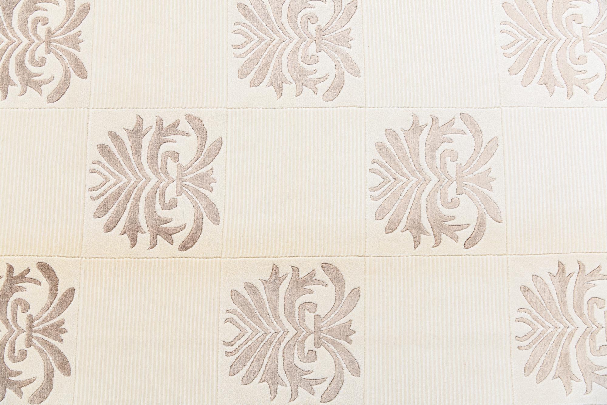 6' 7 x 9' 7 Hand Knotted Darya Wool Rug