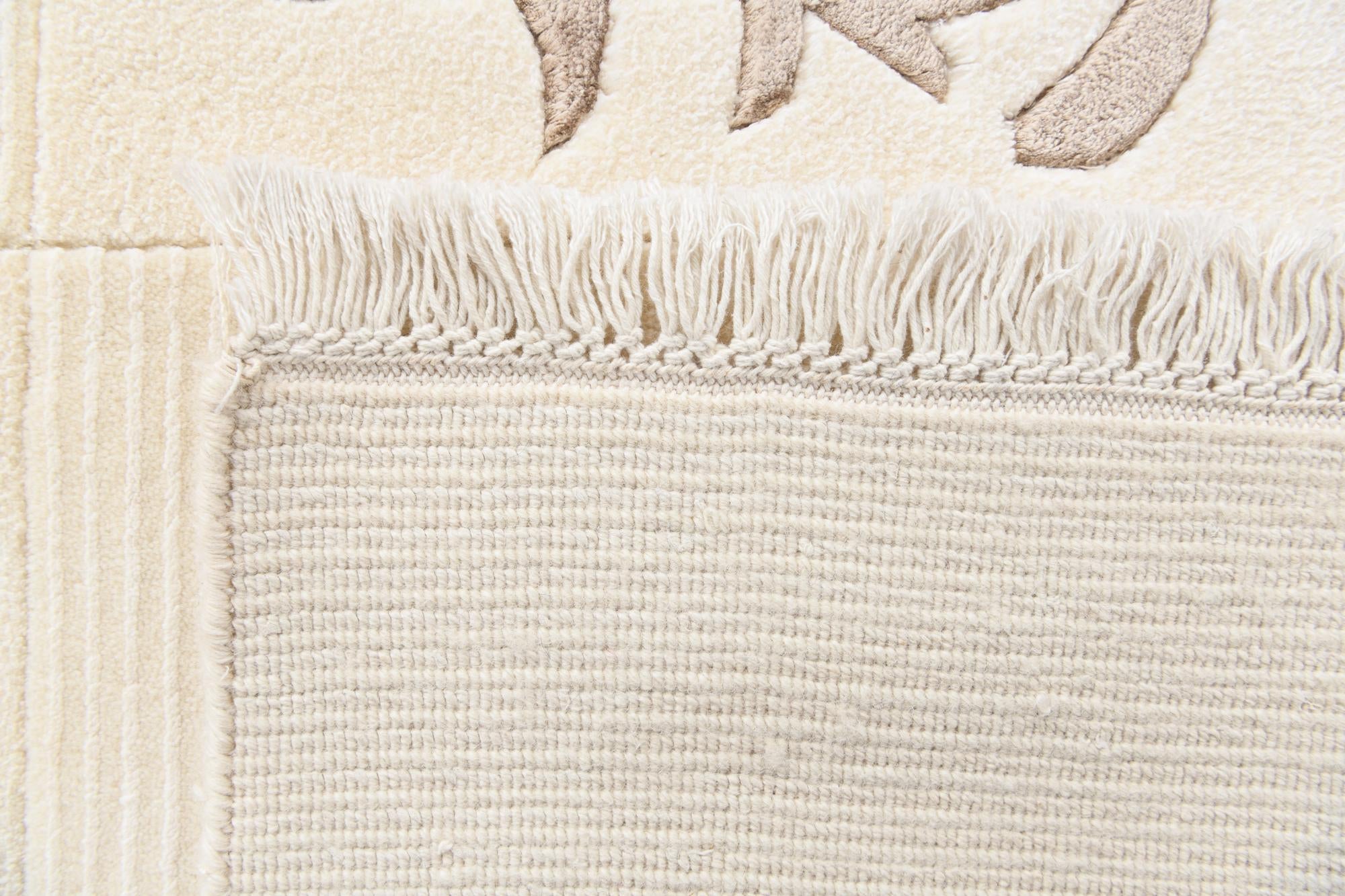 6' 7 x 9' 7 Hand Knotted Darya Wool Rug