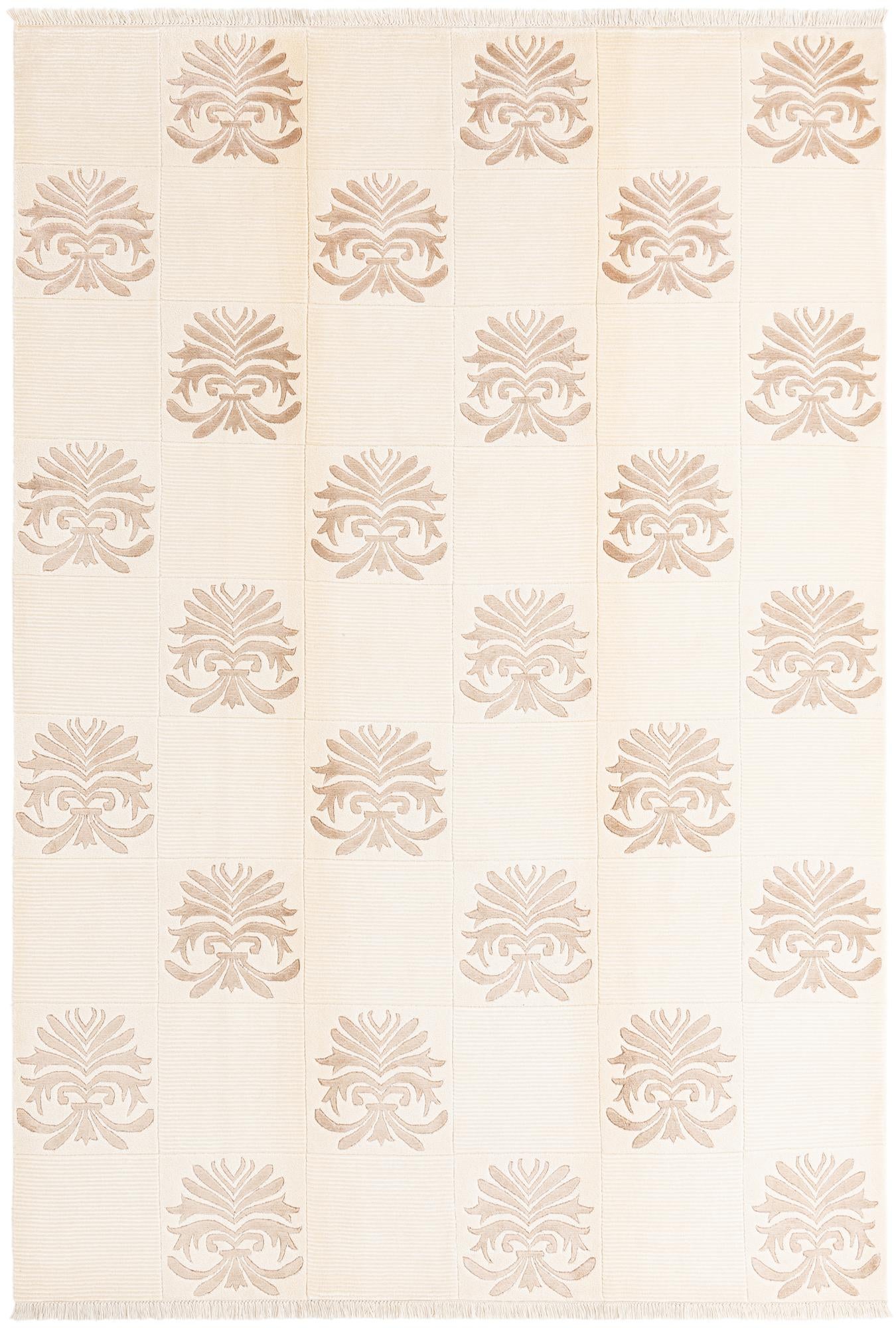 6' 7 x 9' 7 Hand Knotted Darya Wool Rug