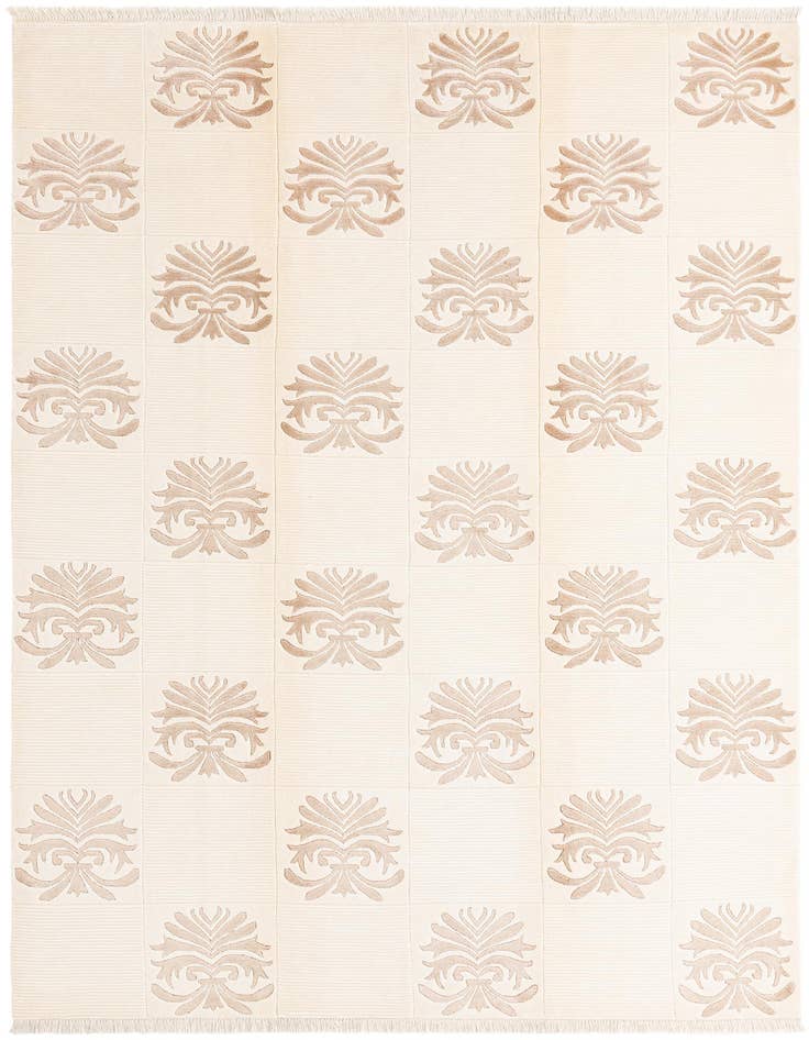Detail image of 6' 7 x 9' 7 Hand Knotted Darya Wool Rug