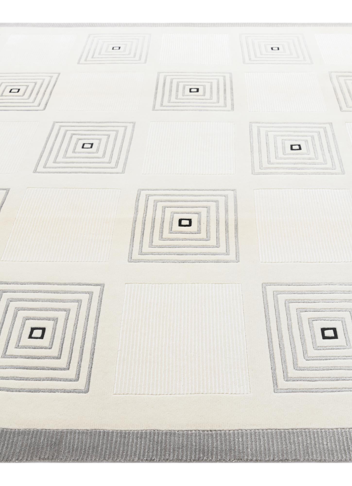 6' 11 x 9' 5 Hand Knotted Darya Wool Rug