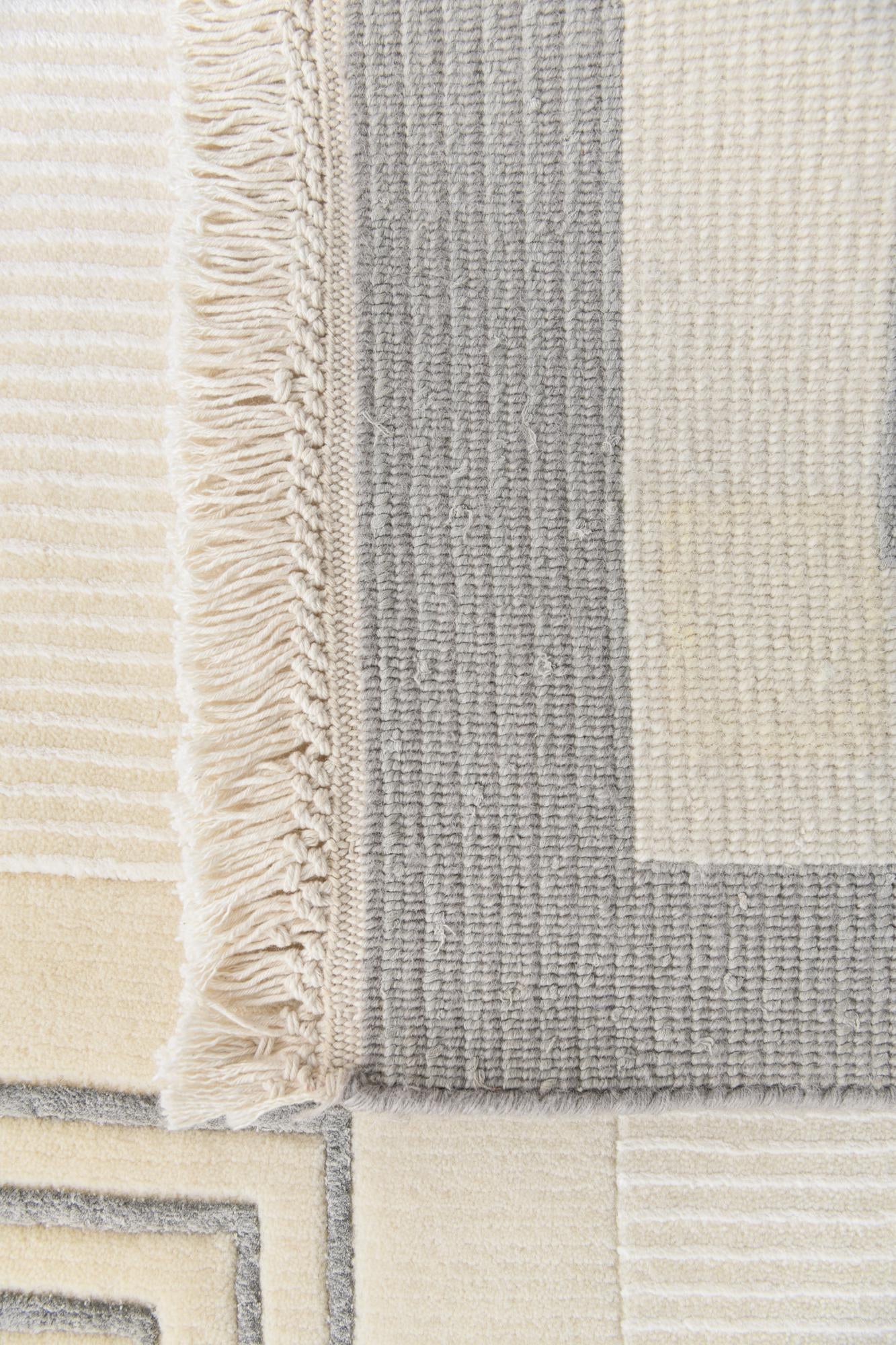 6' 11 x 9' 5 Hand Knotted Darya Wool Rug