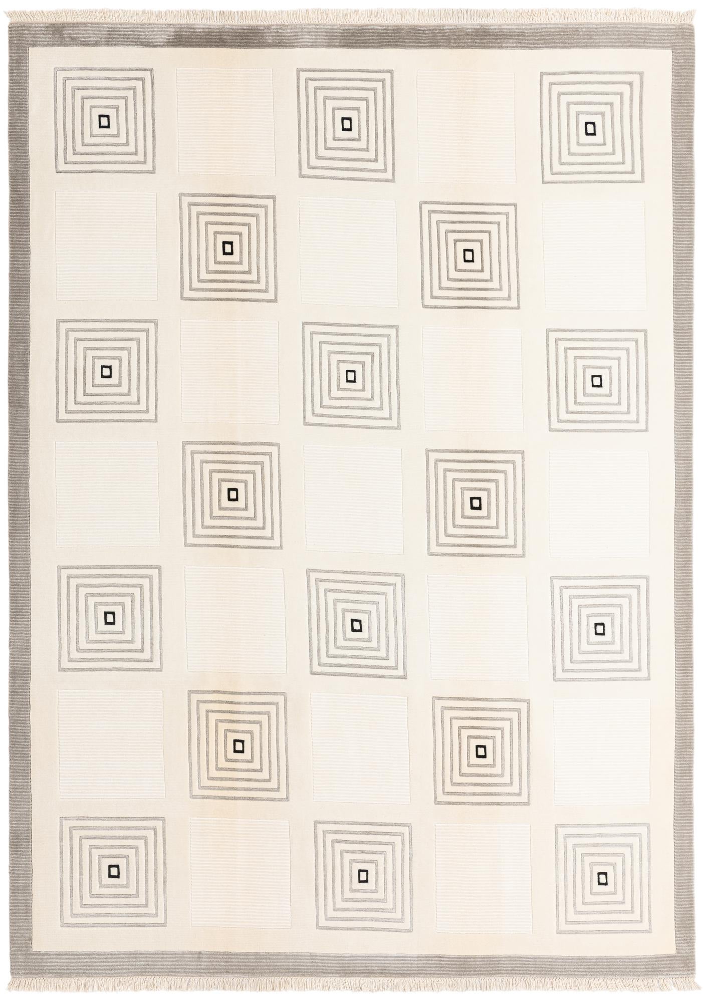 6' 11 x 9' 5 Hand Knotted Darya Wool Rug