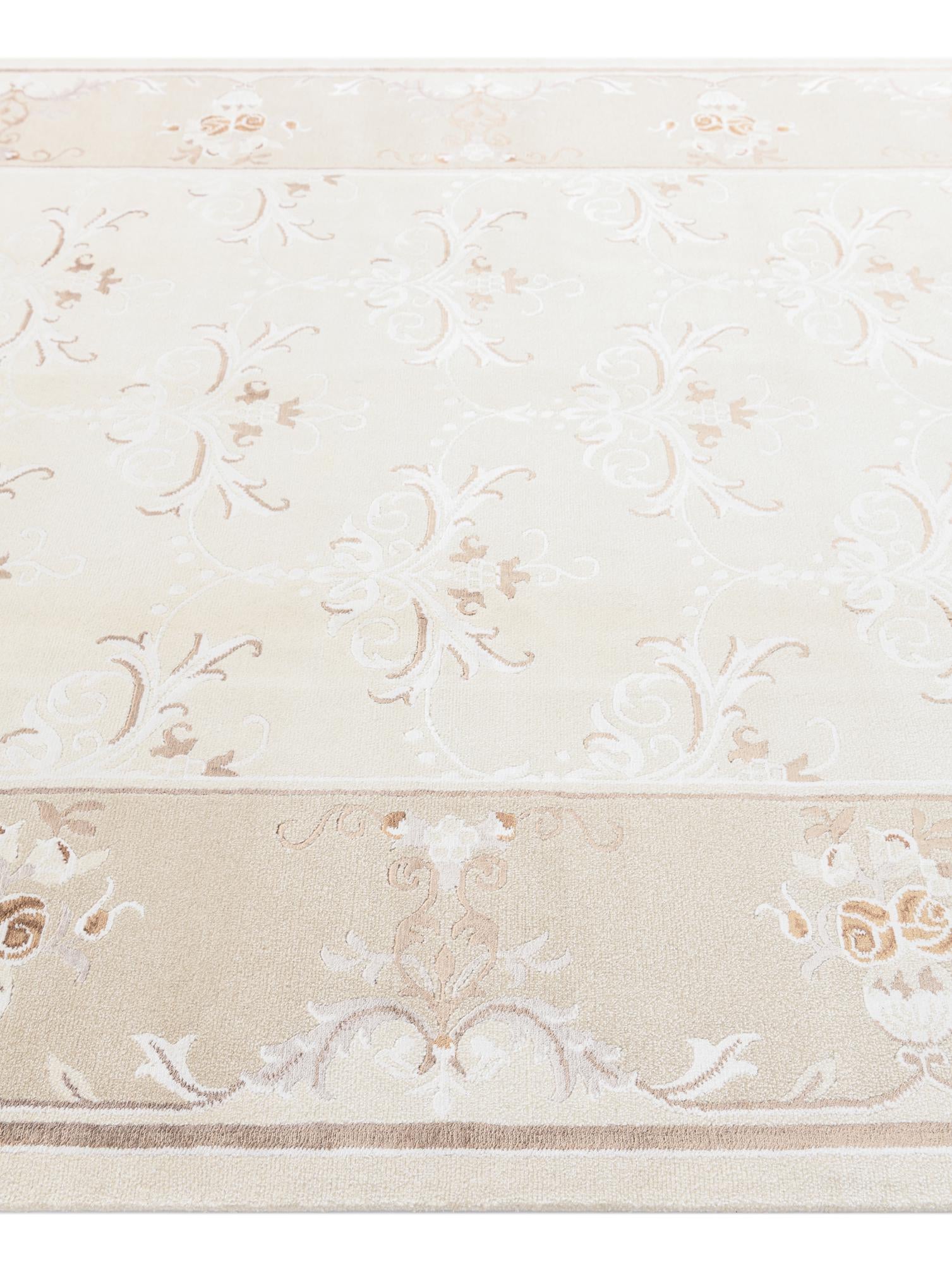 6' 9 x 9' 10 Hand Knotted Darya Wool Rug