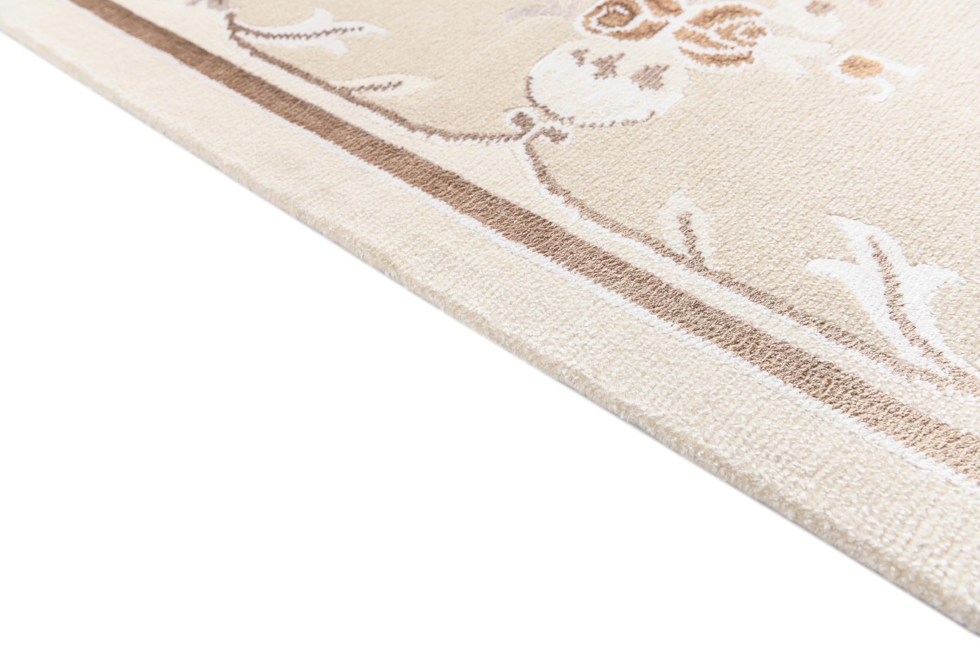 6' 9 x 9' 10 Hand Knotted Darya Wool Rug