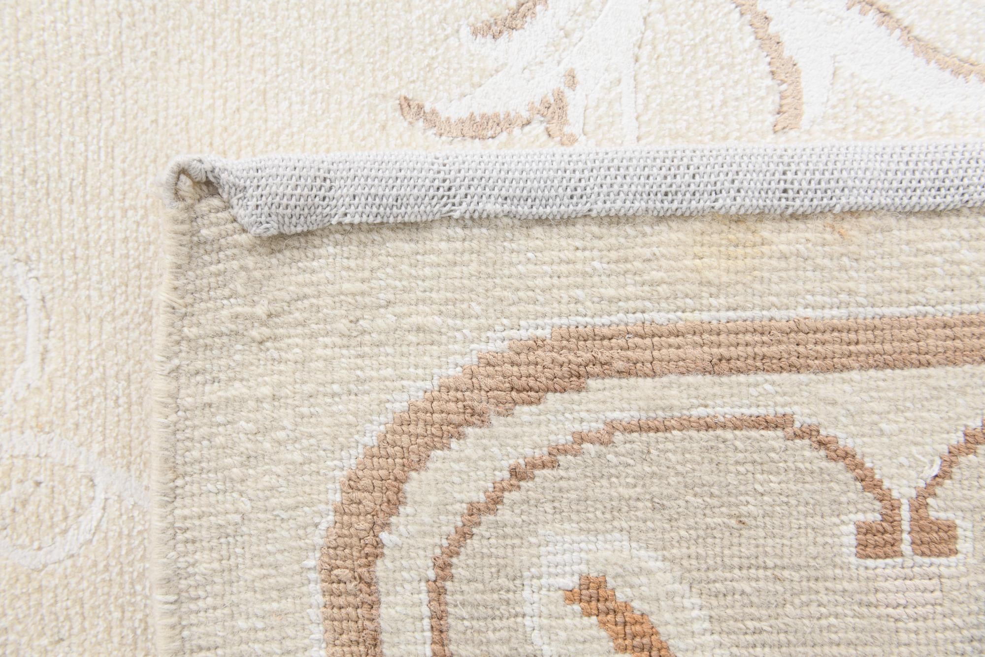 6' 9 x 9' 10 Hand Knotted Darya Wool Rug