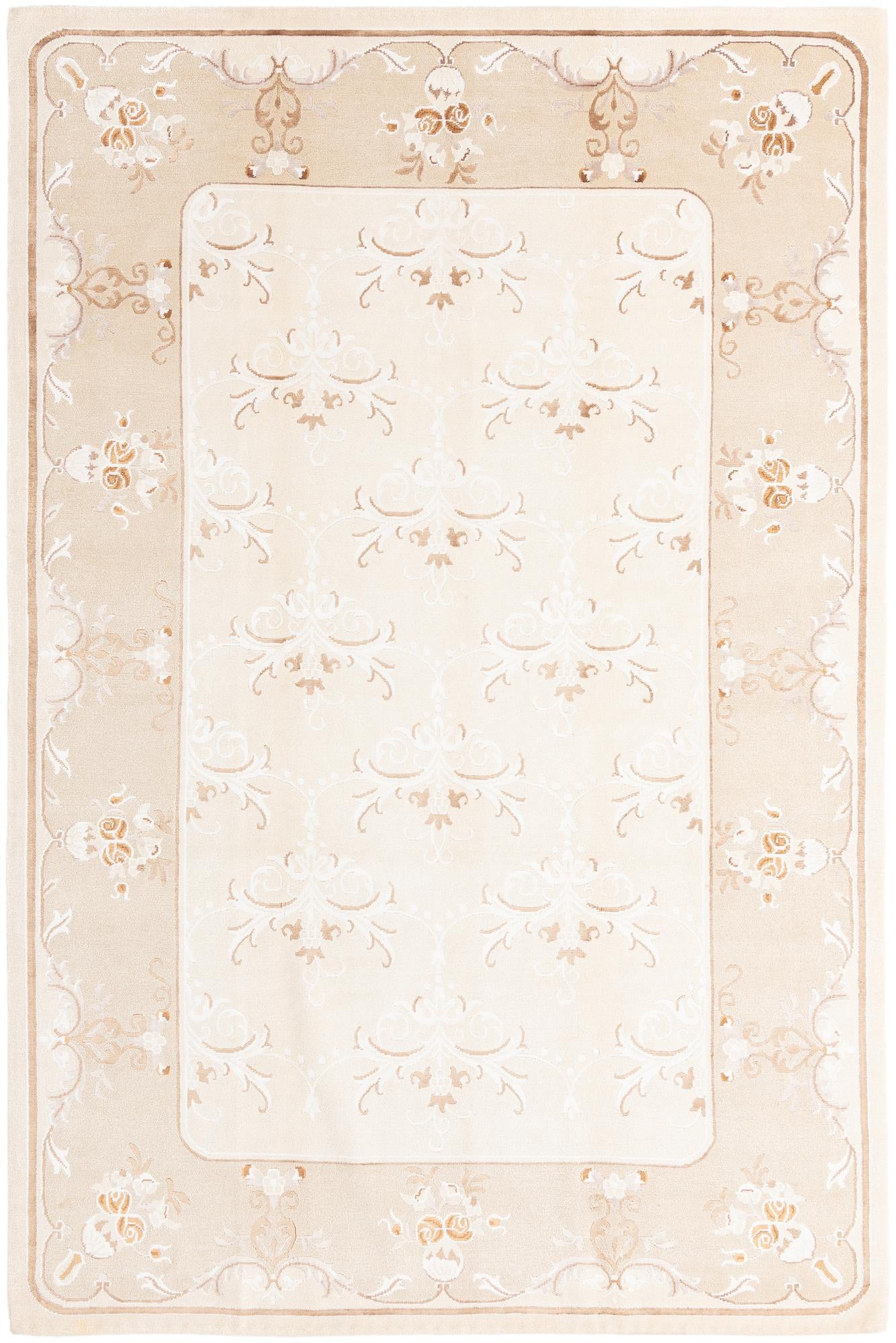 6' 9 x 9' 10 Hand Knotted Darya Wool Rug