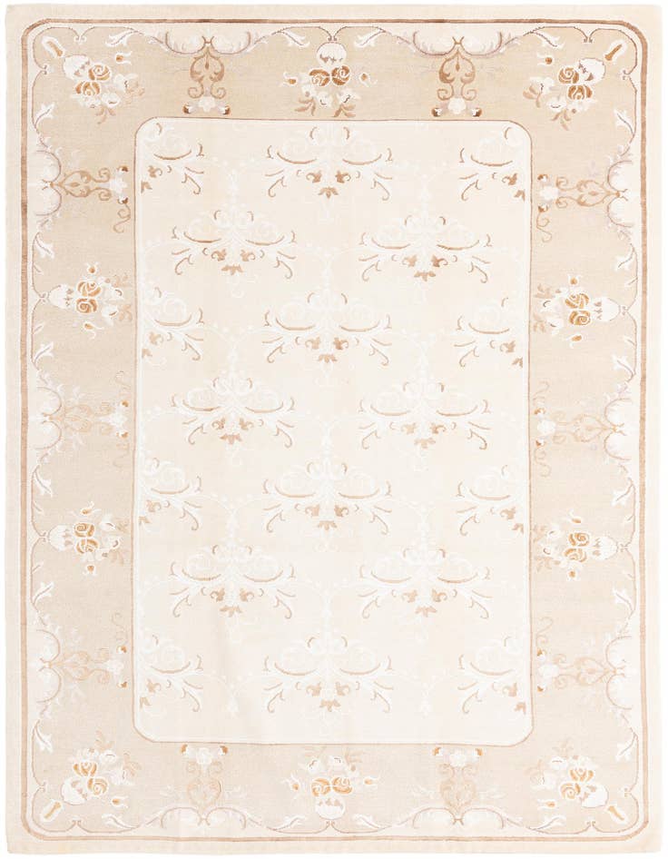 Detail image of 6' 9 x 9' 10 Hand Knotted Darya Wool Rug