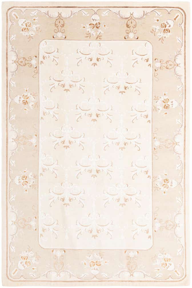 6' 9 x 9' 10 Hand Knotted Darya Wool Rug