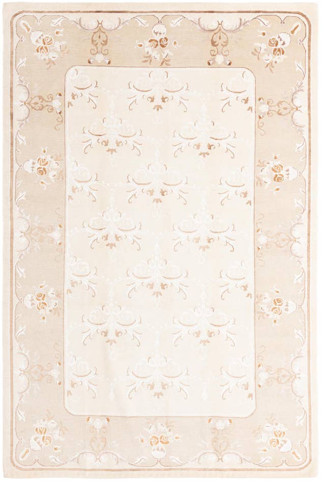 Detail image of 6' 9 x 9' 10 Hand Knotted Darya Wool Rug