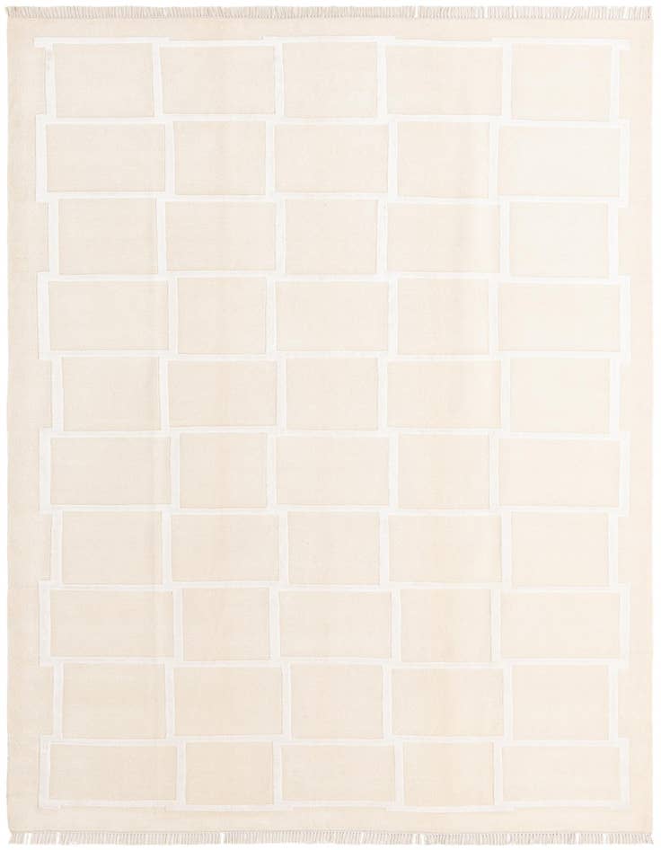 Detail image of 6' 8 x 10' Hand Knotted Darya Wool Rug
