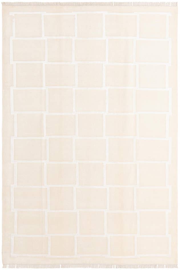 Detail image of 6' 8 x 10' Hand Knotted Darya Wool Rug