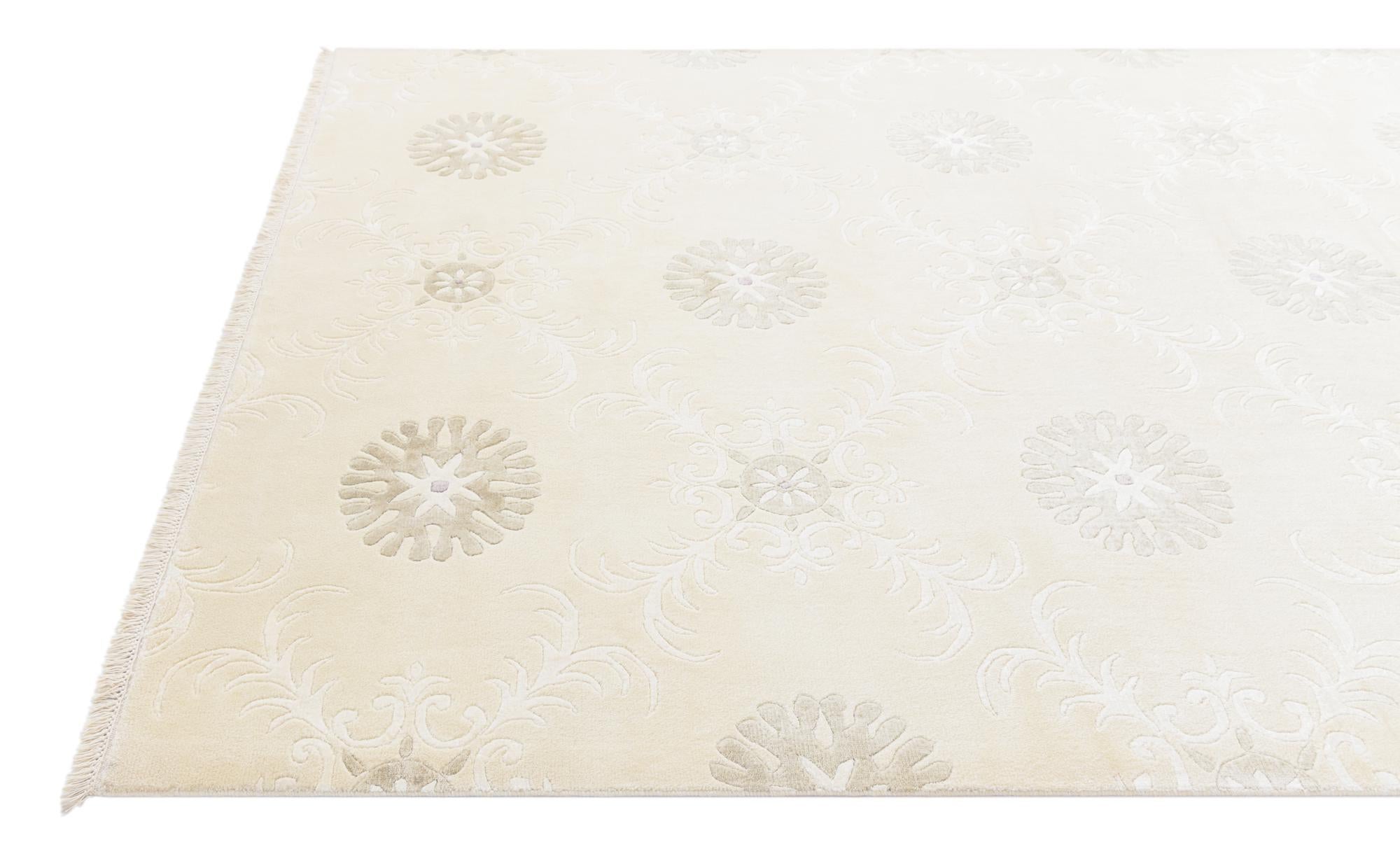 6' 9 x 9' 6 Hand Knotted Darya Wool Rug