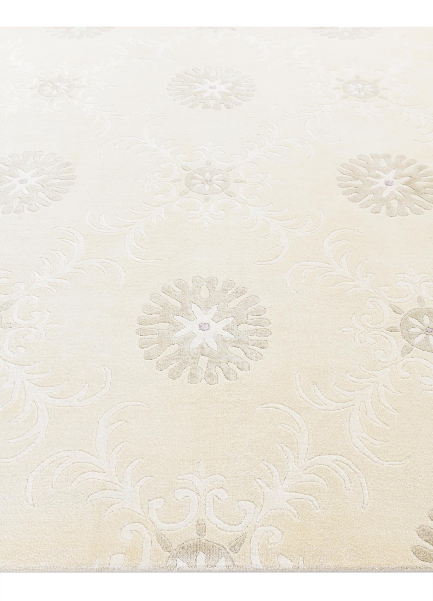 6' 9 x 9' 6 Hand Knotted Darya Wool Rug