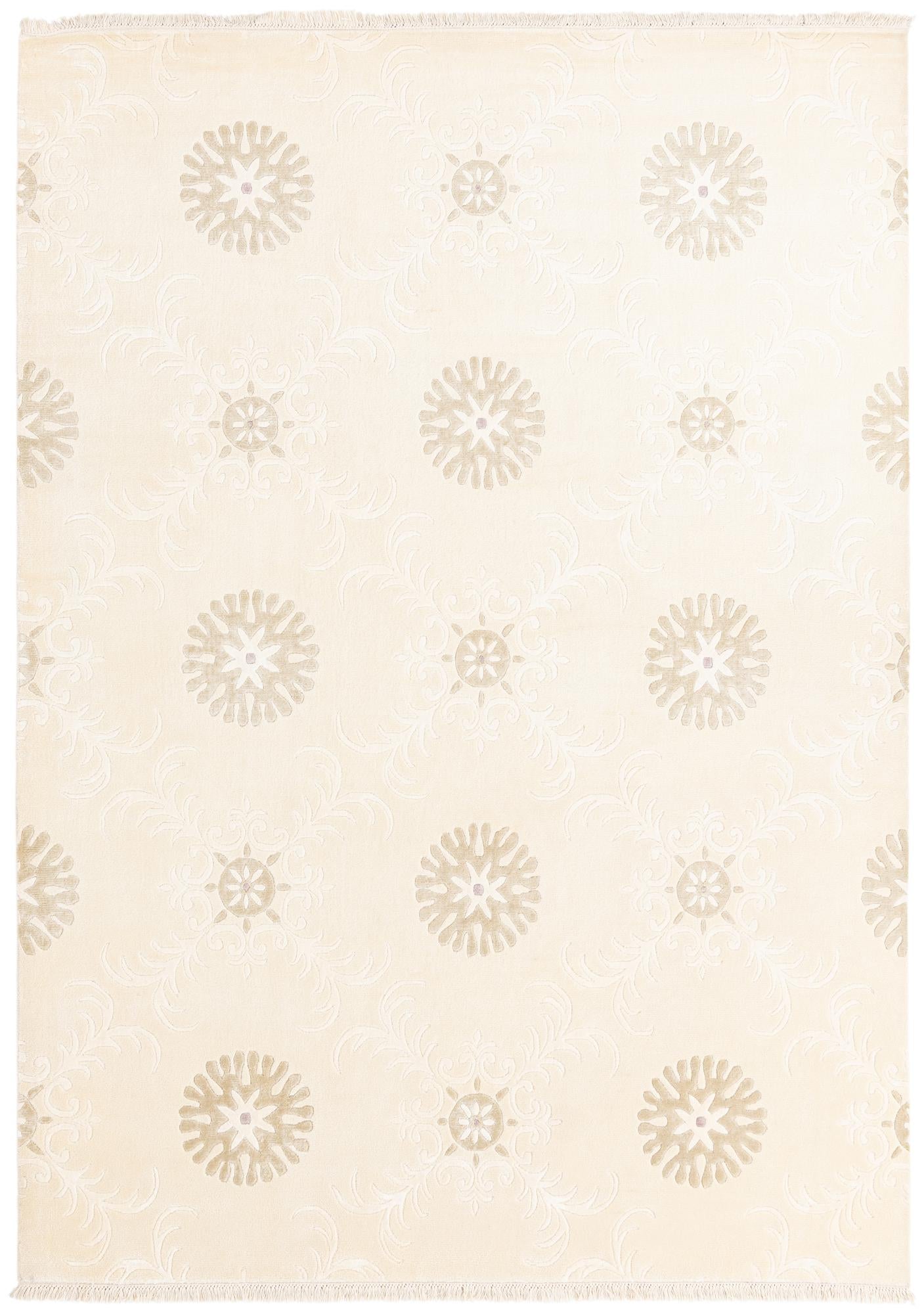 6' 9 x 9' 6 Hand Knotted Darya Wool Rug