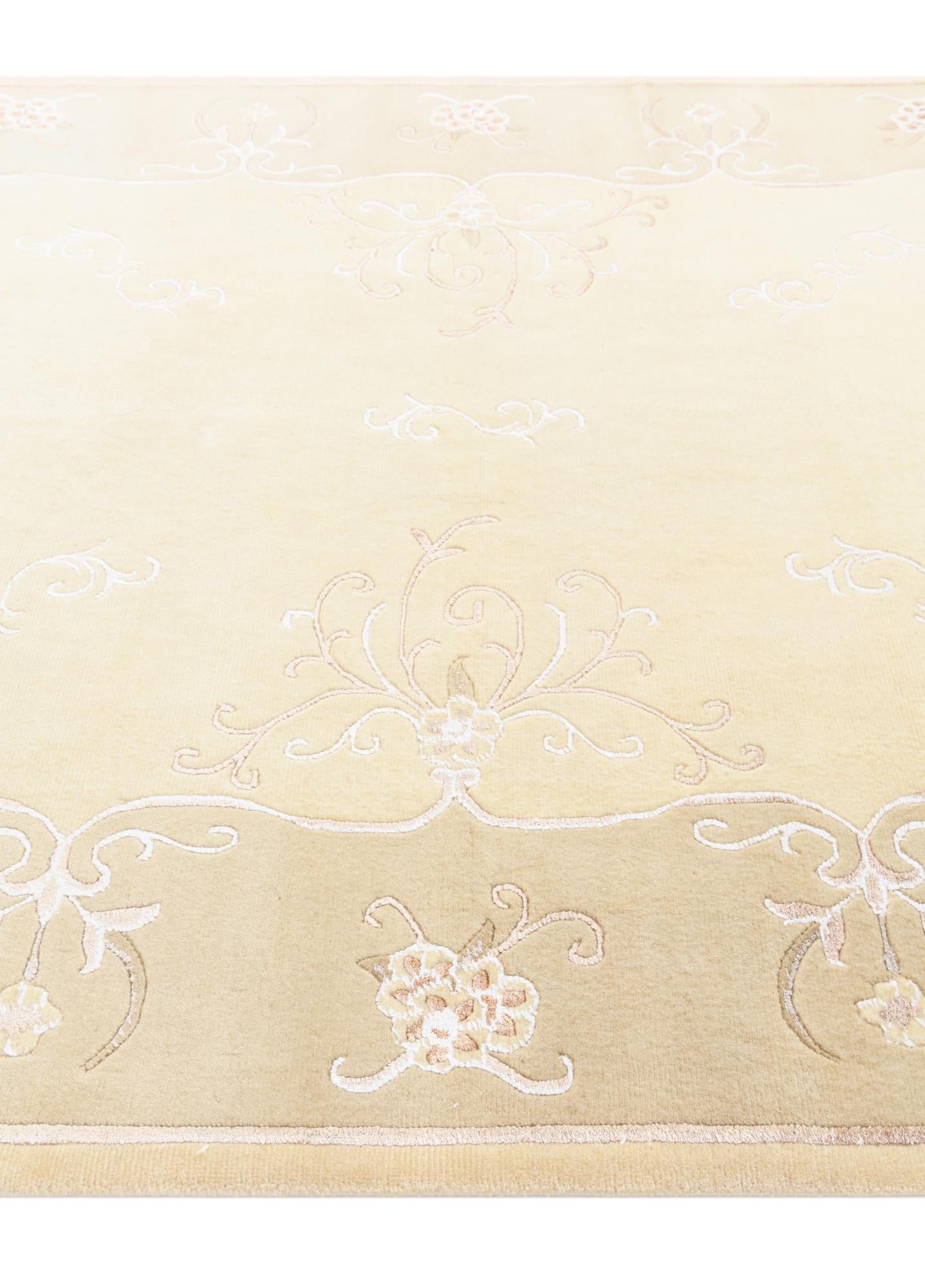 6' 6 x 9' 8 Hand Knotted Darya Wool Rug