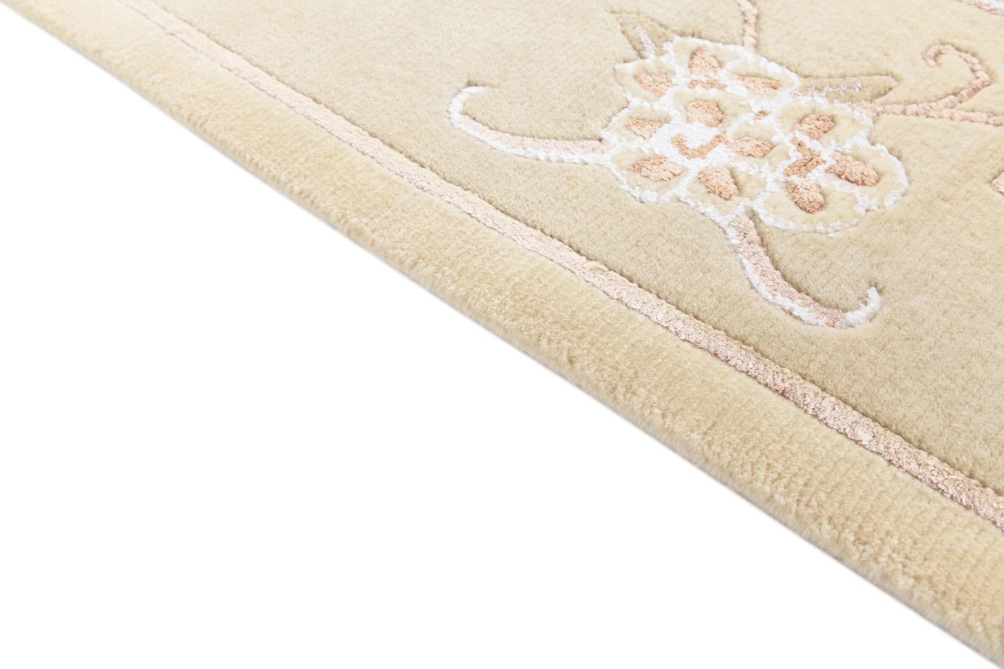 6' 6 x 9' 8 Hand Knotted Darya Wool Rug
