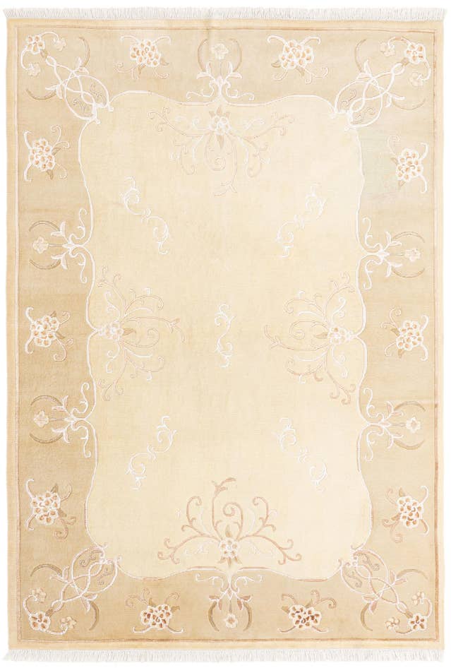 Detailansicht von 200cm x 295cm Handgeknüpft Darya Wolle Teppich