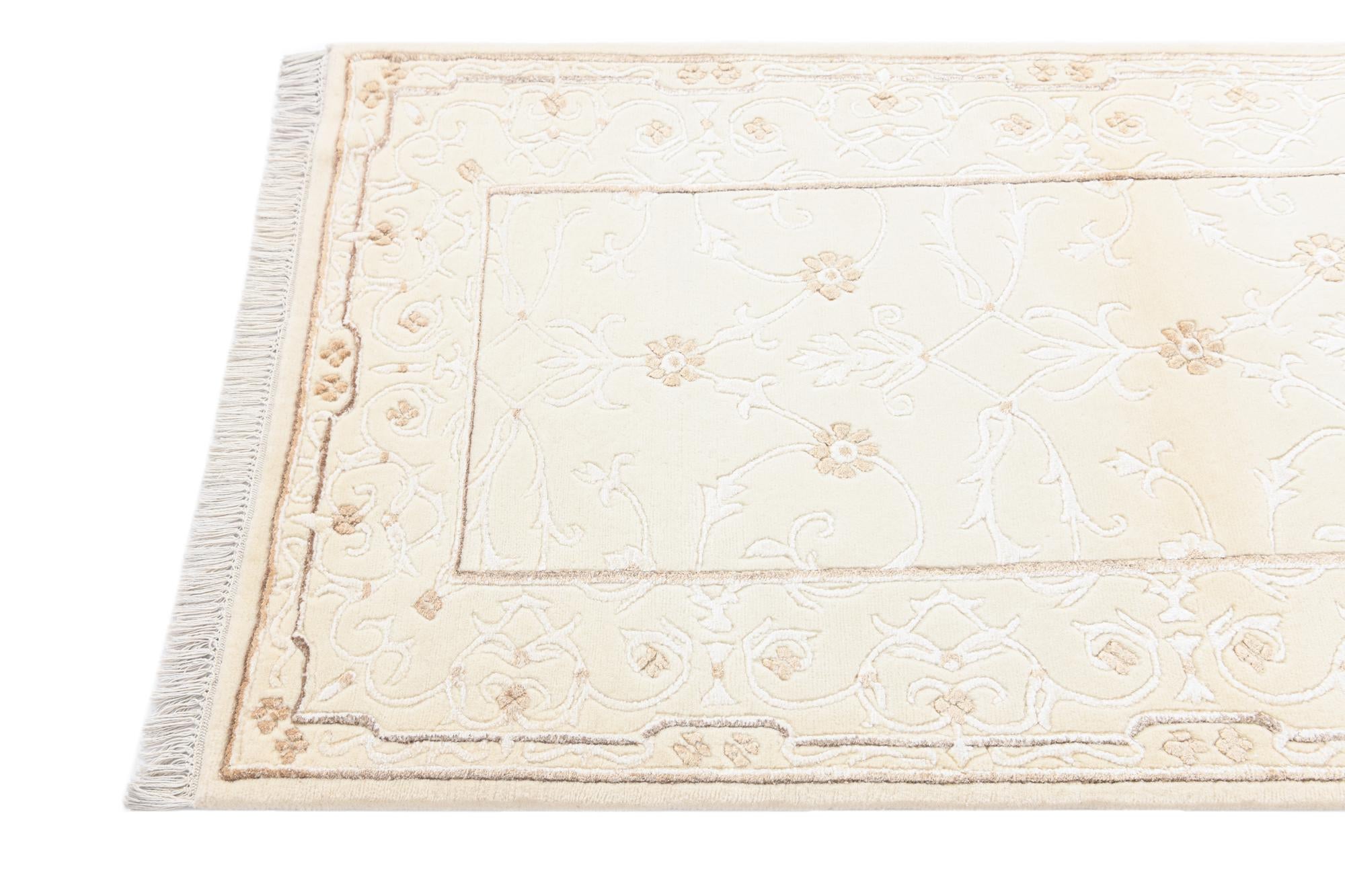 2' 8 x 5' 2 Hand Knotted Darya Wool Rug