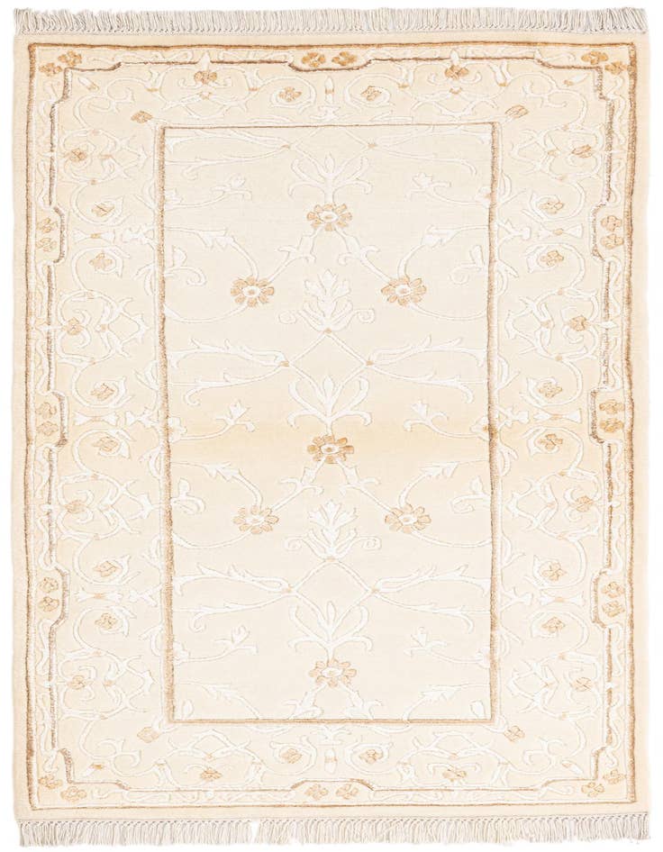 Detail image of 2' 8 x 5' 2 Hand Knotted Darya Wool Rug