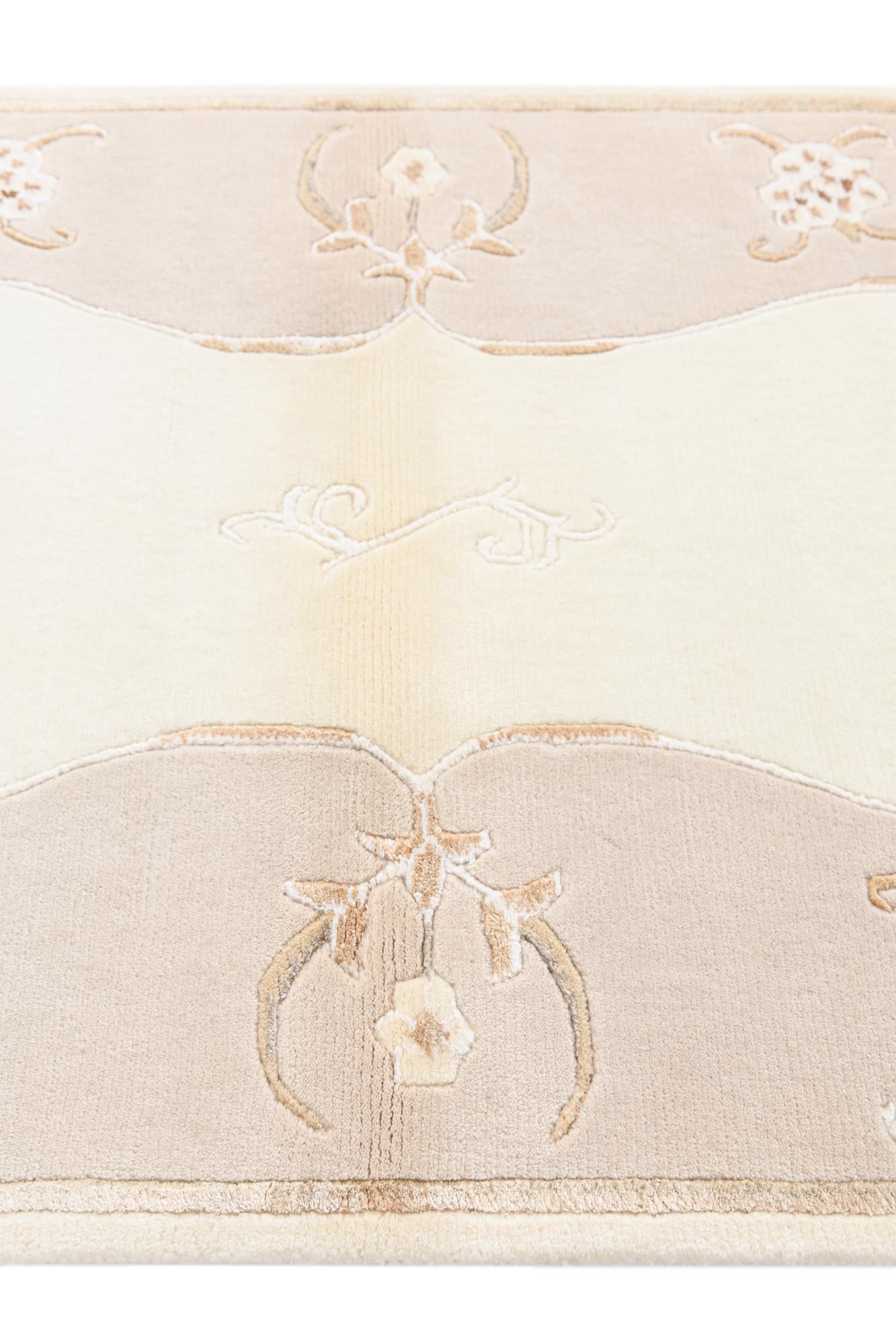 2' 9 x 4' 11 Hand Knotted Darya Wool Rug