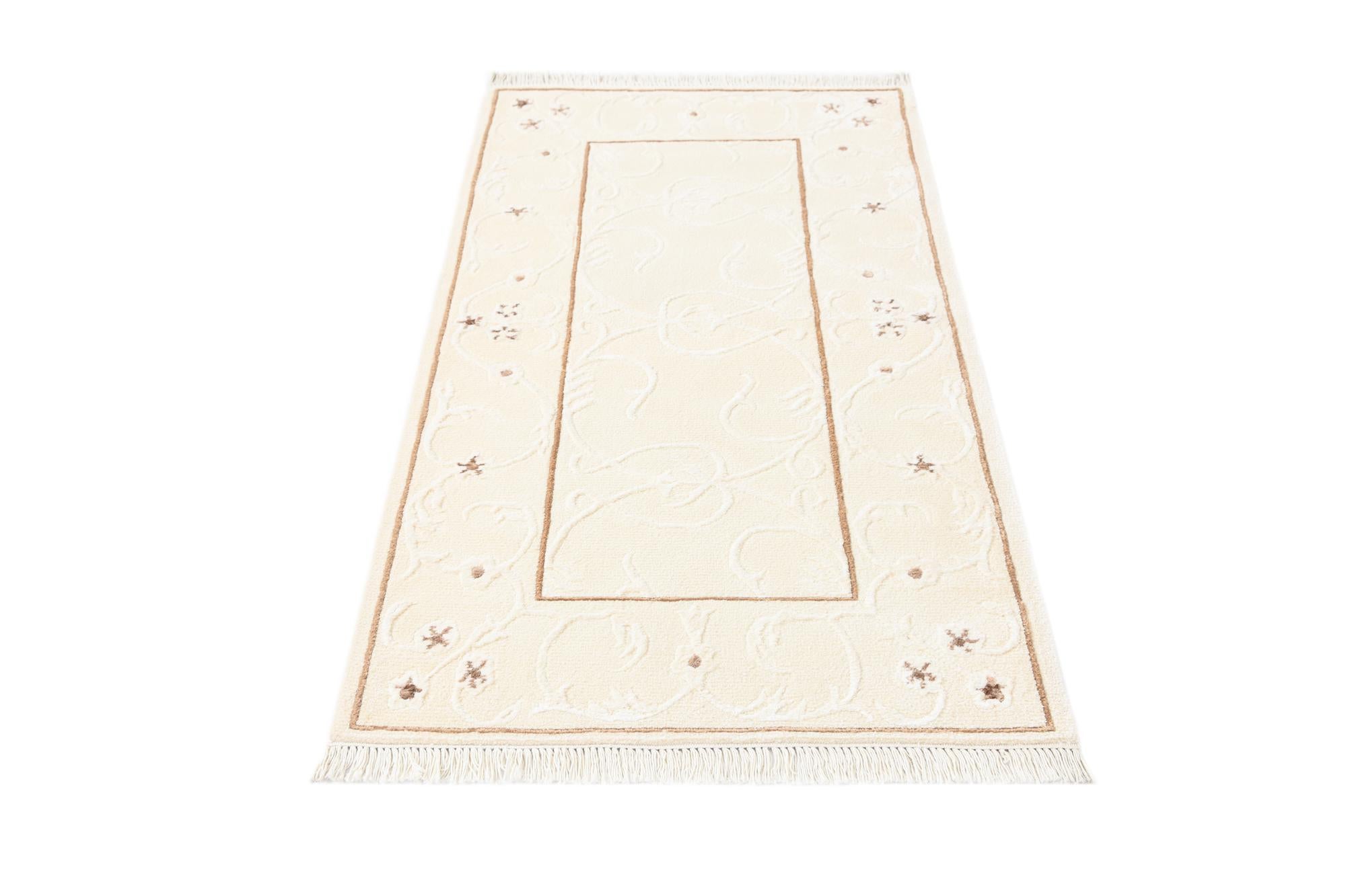 2' 8 x 4' 11 Hand Knotted Darya Wool Rug