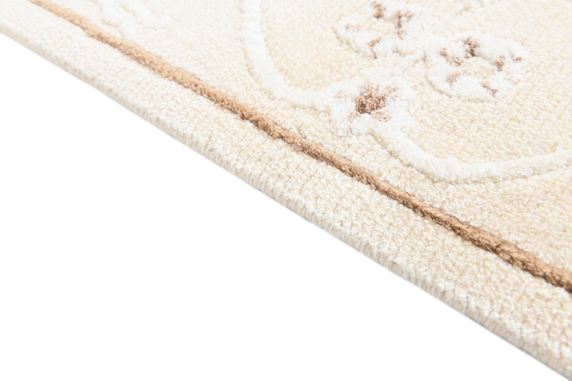 2' 8 x 4' 11 Hand Knotted Darya Wool Rug