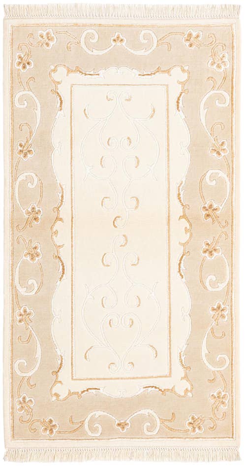 Detail image of 2' 8 x 4' 10 Hand Knotted Darya Wool Rug
