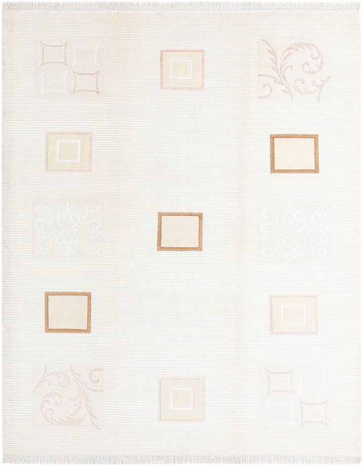 Detail image of 6' 11 x 9' 7 Hand Knotted Darya Wool Rug
