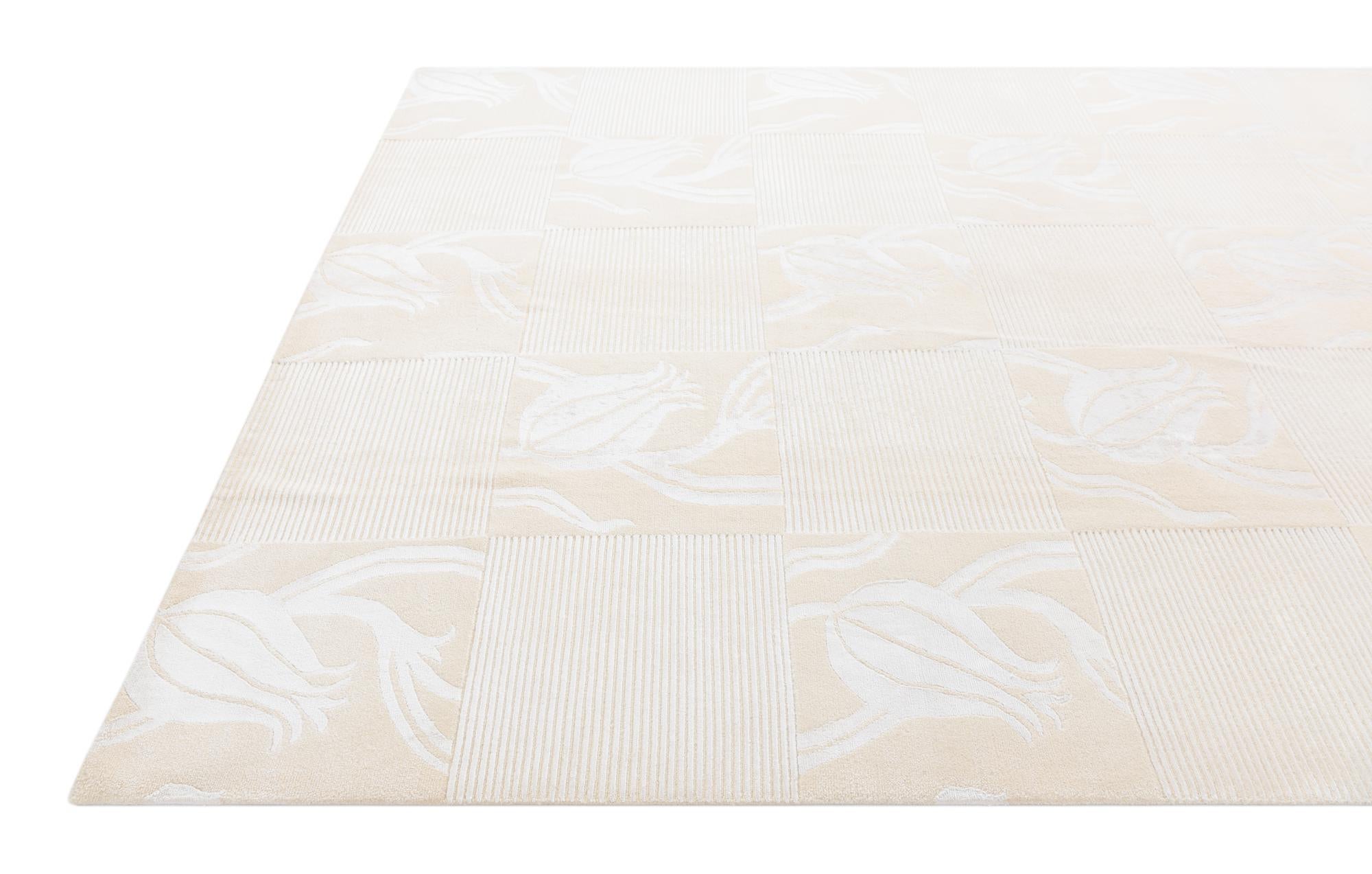 8' 2 x 11' 7 Hand Knotted Darya Wool Rug