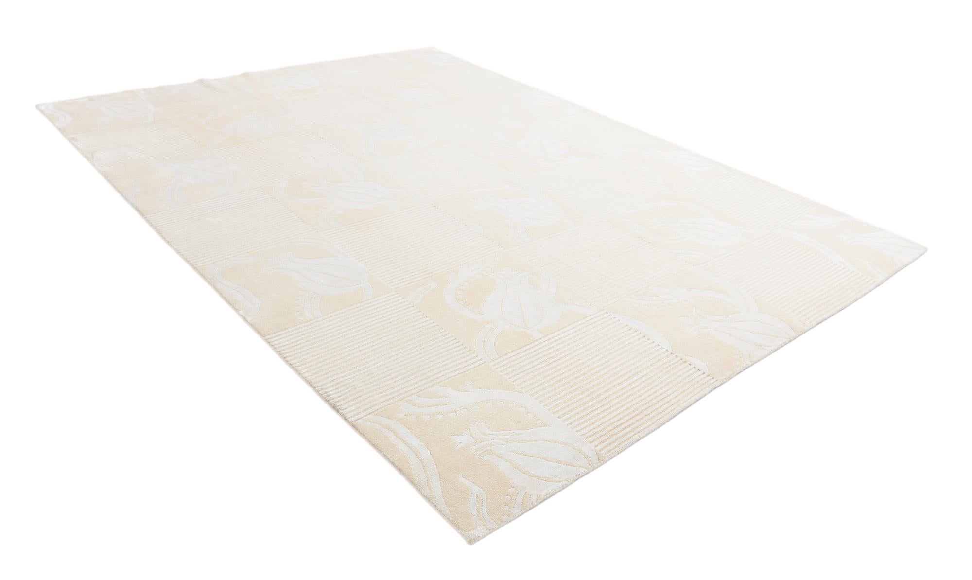 8' 4 x 11' 5 Hand Knotted Darya Wool Rug