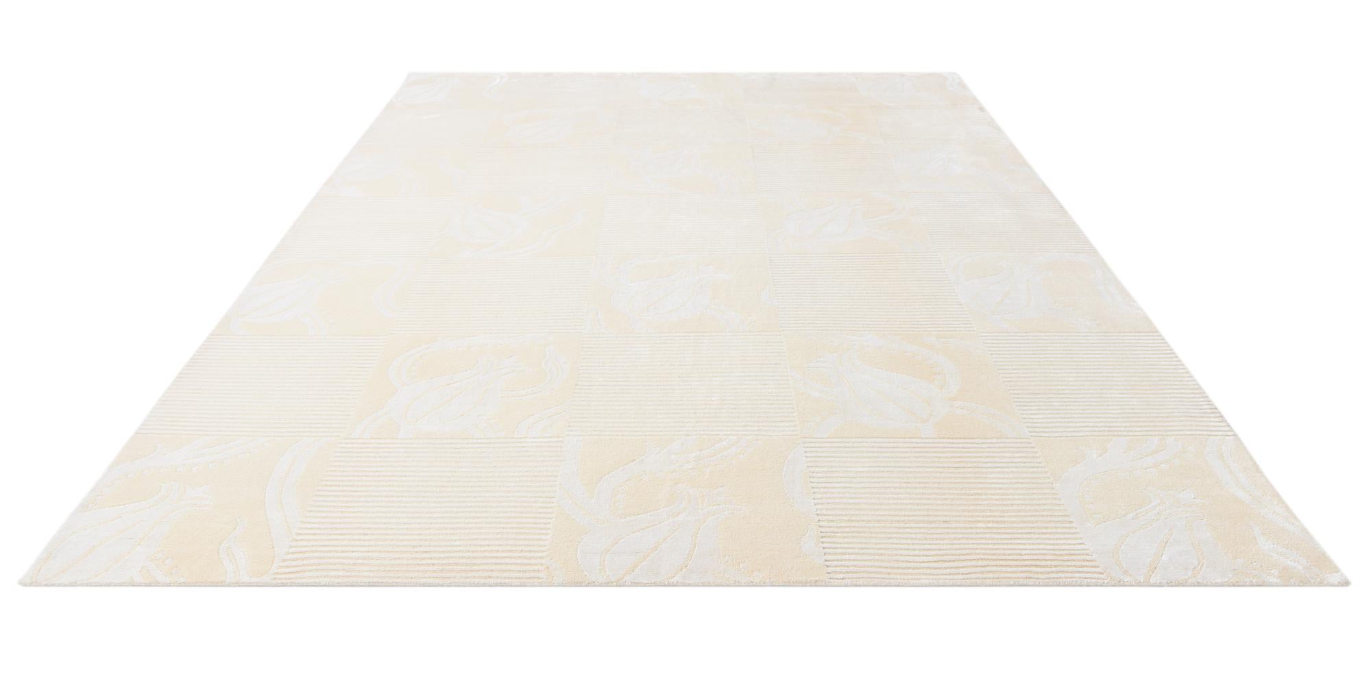 8' 4 x 11' 5 Hand Knotted Darya Wool Rug