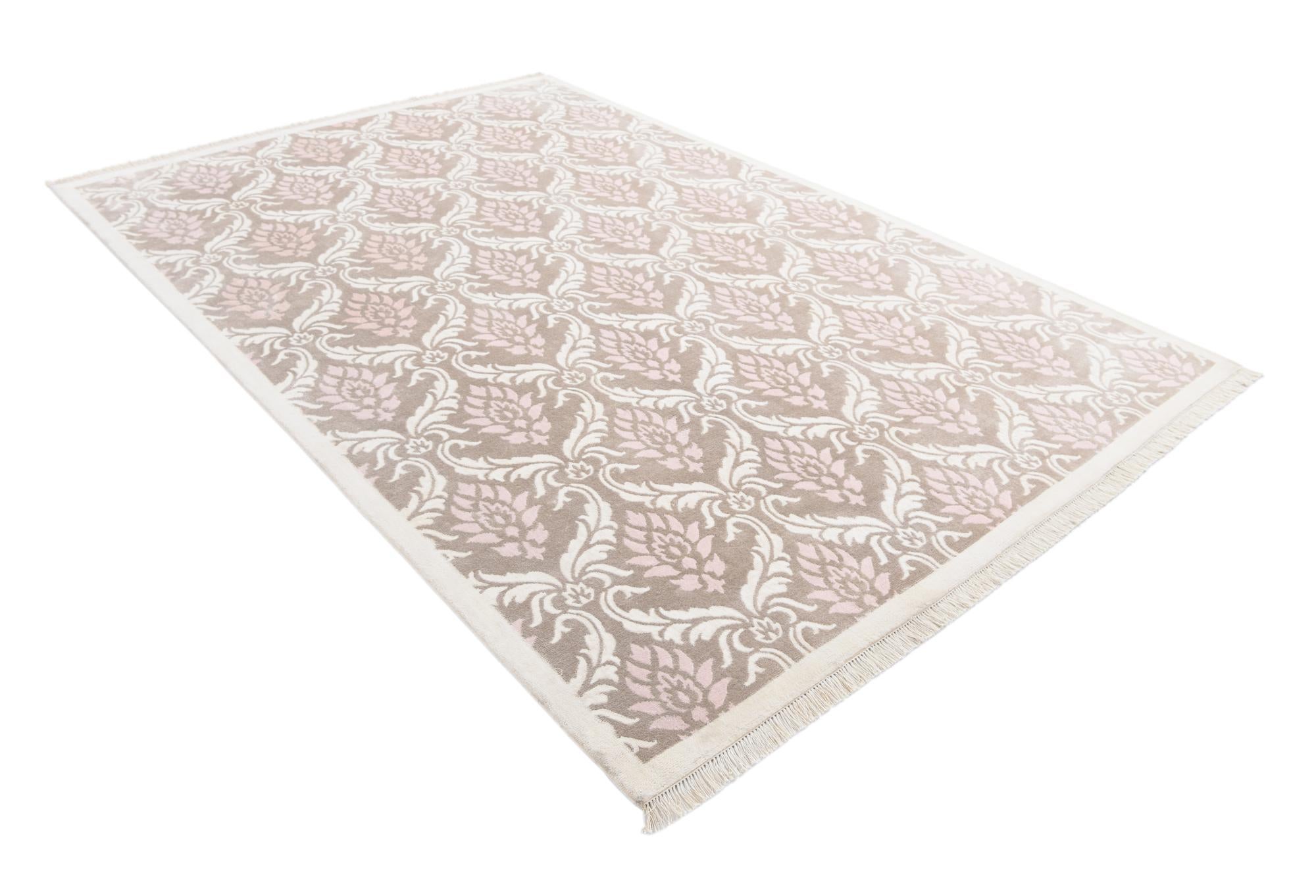 6' 11 x 10' 1 Hand Knotted Darya Wool Rug
