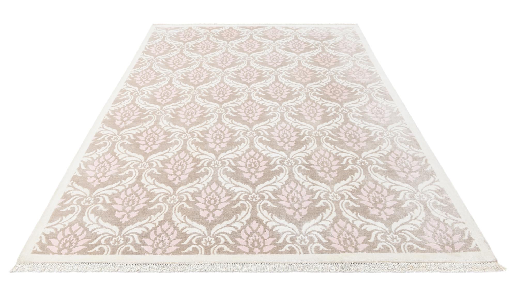 6' 11 x 10' 1 Hand Knotted Darya Wool Rug