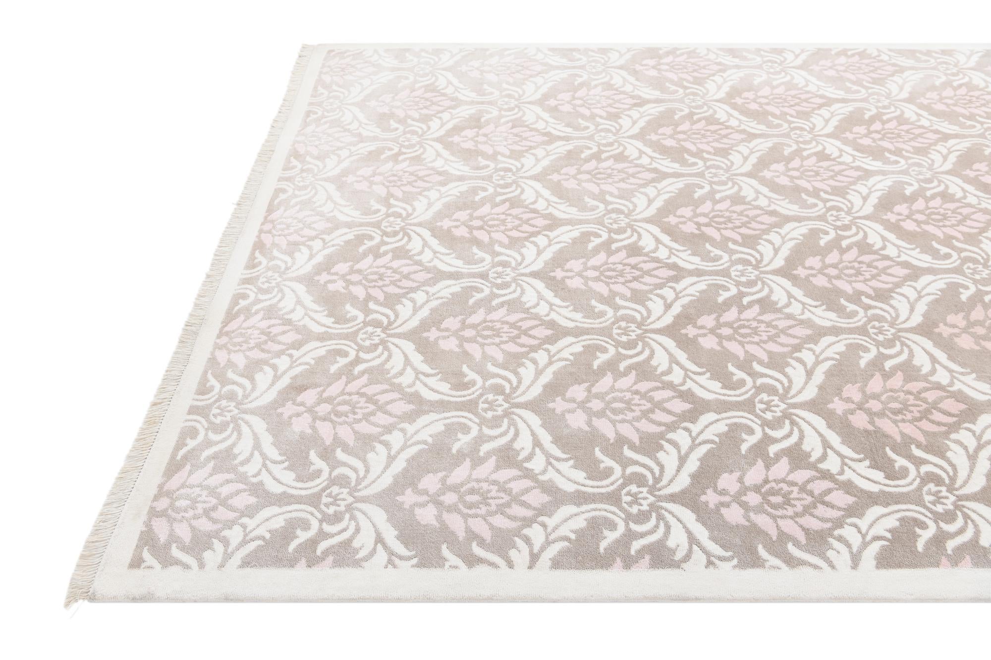 6' 11 x 10' 1 Hand Knotted Darya Wool Rug