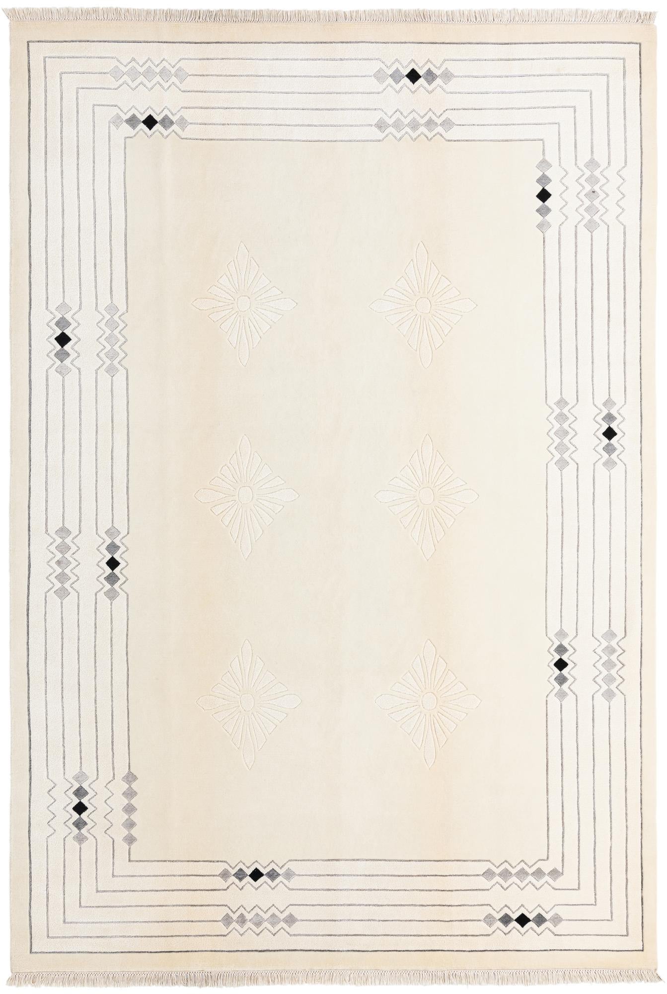 6' 8 x 9' 11 Hand Knotted Darya Rug