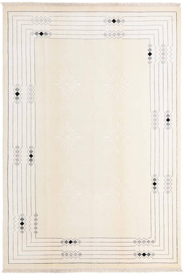 Detailansicht von 205cm x 300cm Handgeknüpft Darya Teppich